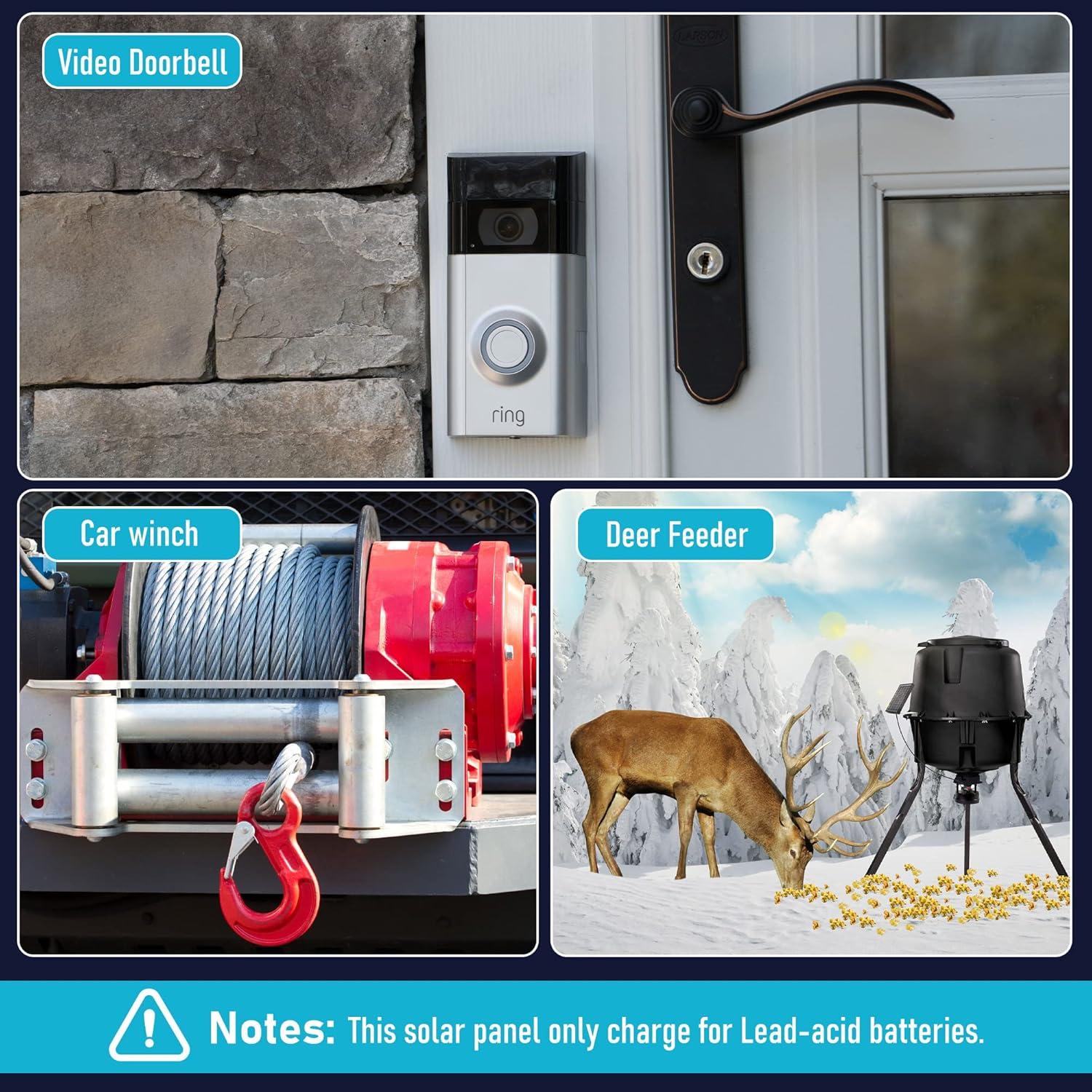 Panel Solar 6V 3.5W Sumind para Comedero de Ciervos