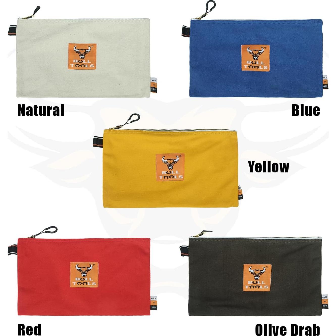 Bolsa de Herramientas BULL TOOLS 100% Lona Algodón 5 Pzas