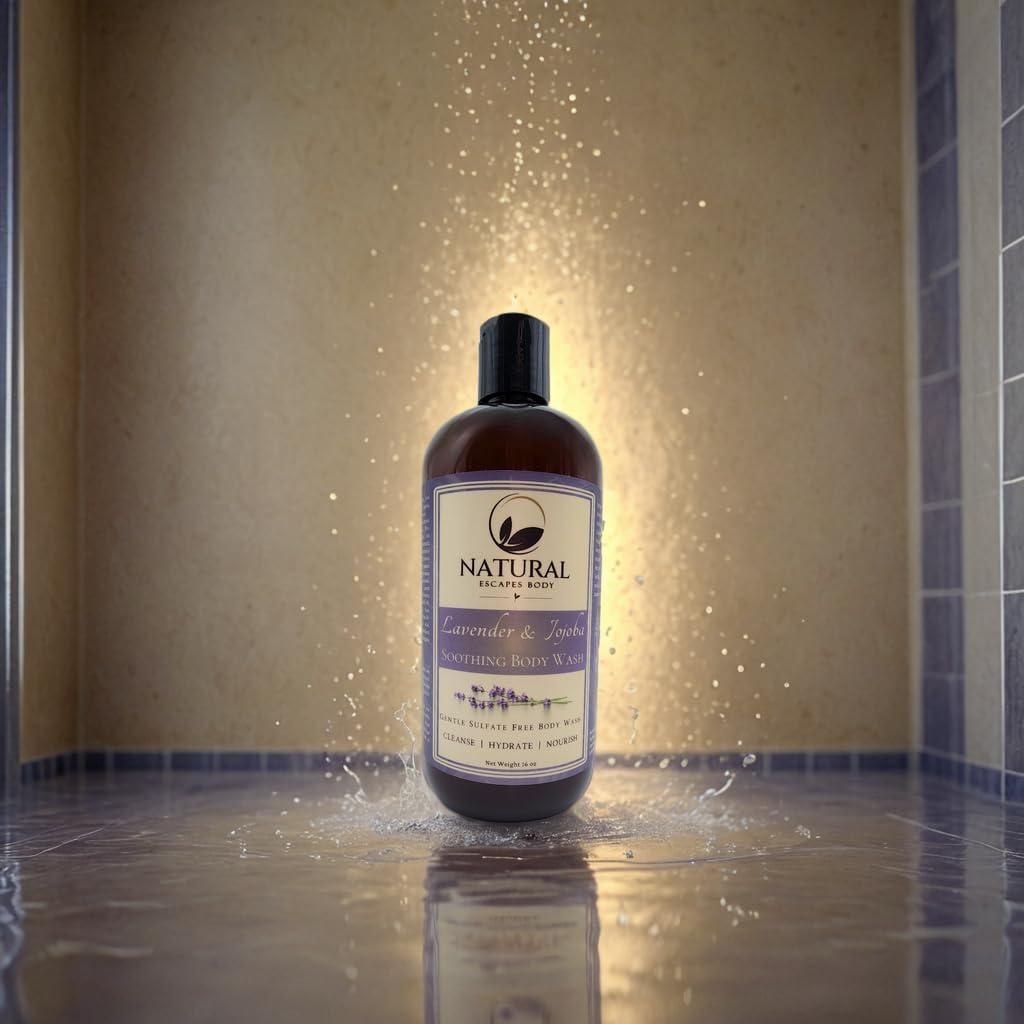 Jabón Corporal Natural Escapes Lavanda 450g Libre de Sulfatos