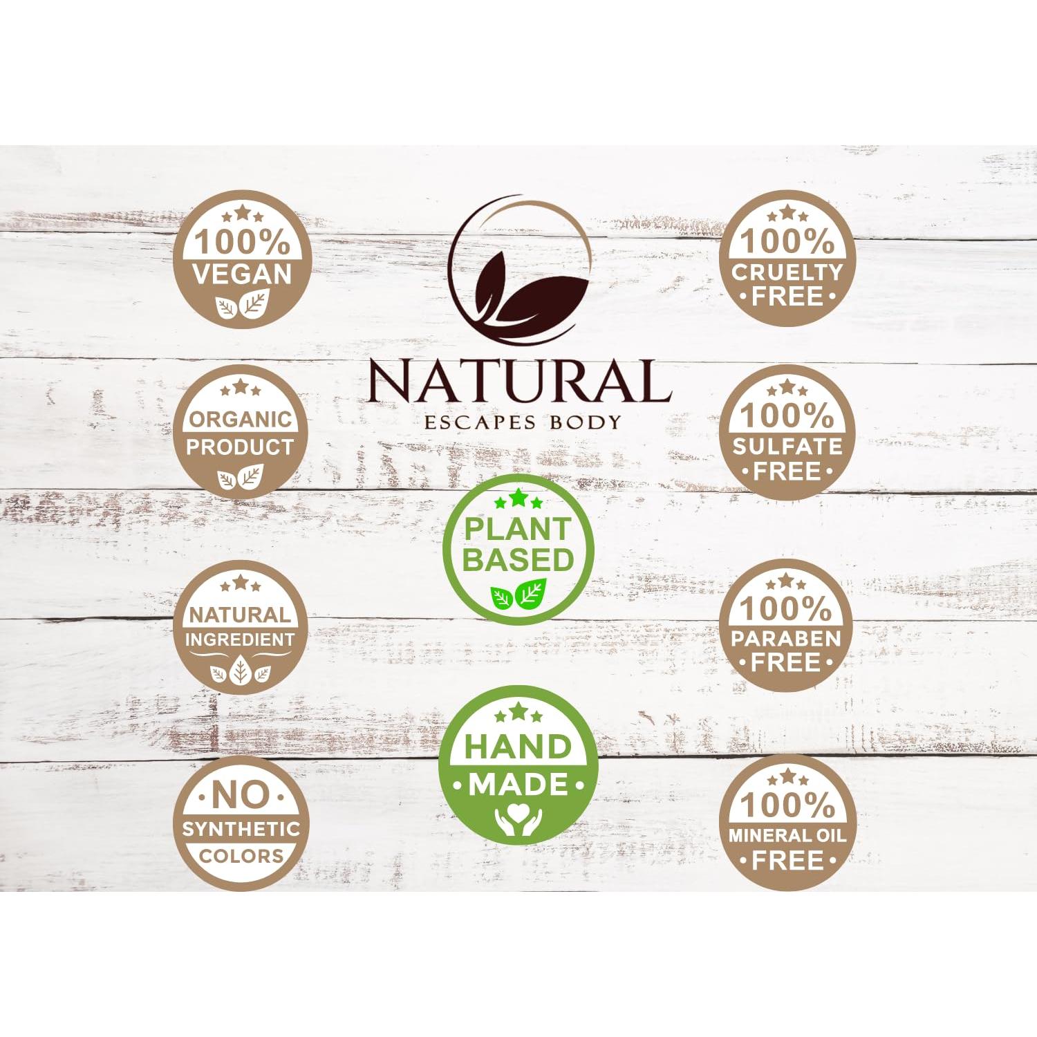 Jabón Corporal Natural Escapes Lavanda 450g Libre de Sulfatos