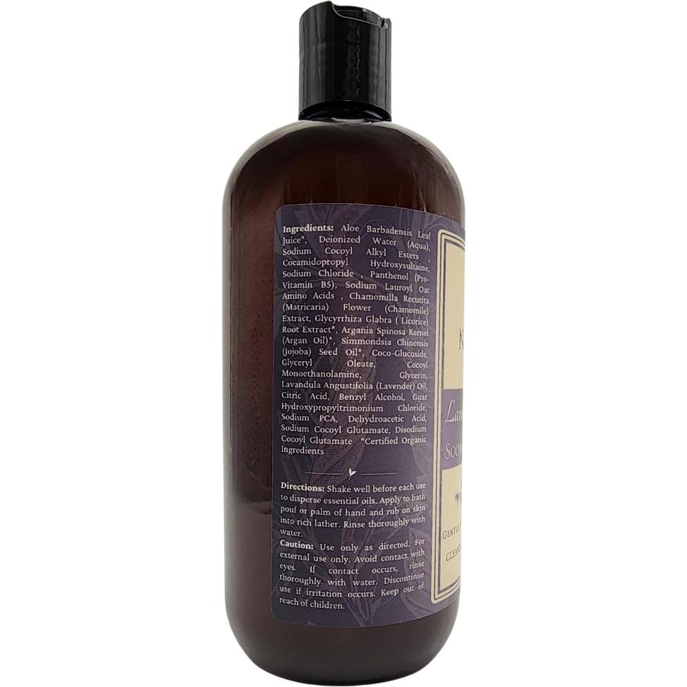 Jabón Corporal Natural Escapes Lavanda 450g Libre de Sulfatos