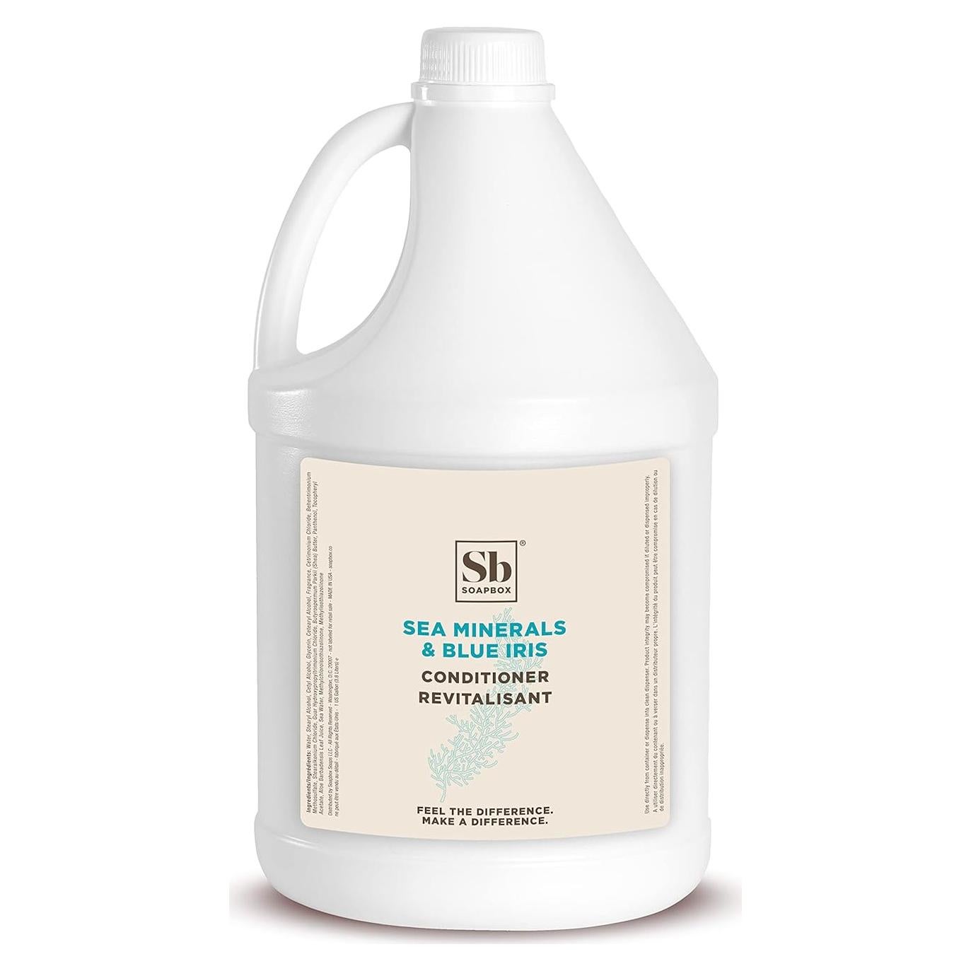 Acondicionador Soapbox Galón Hidratante Vegano Minerales del Mar