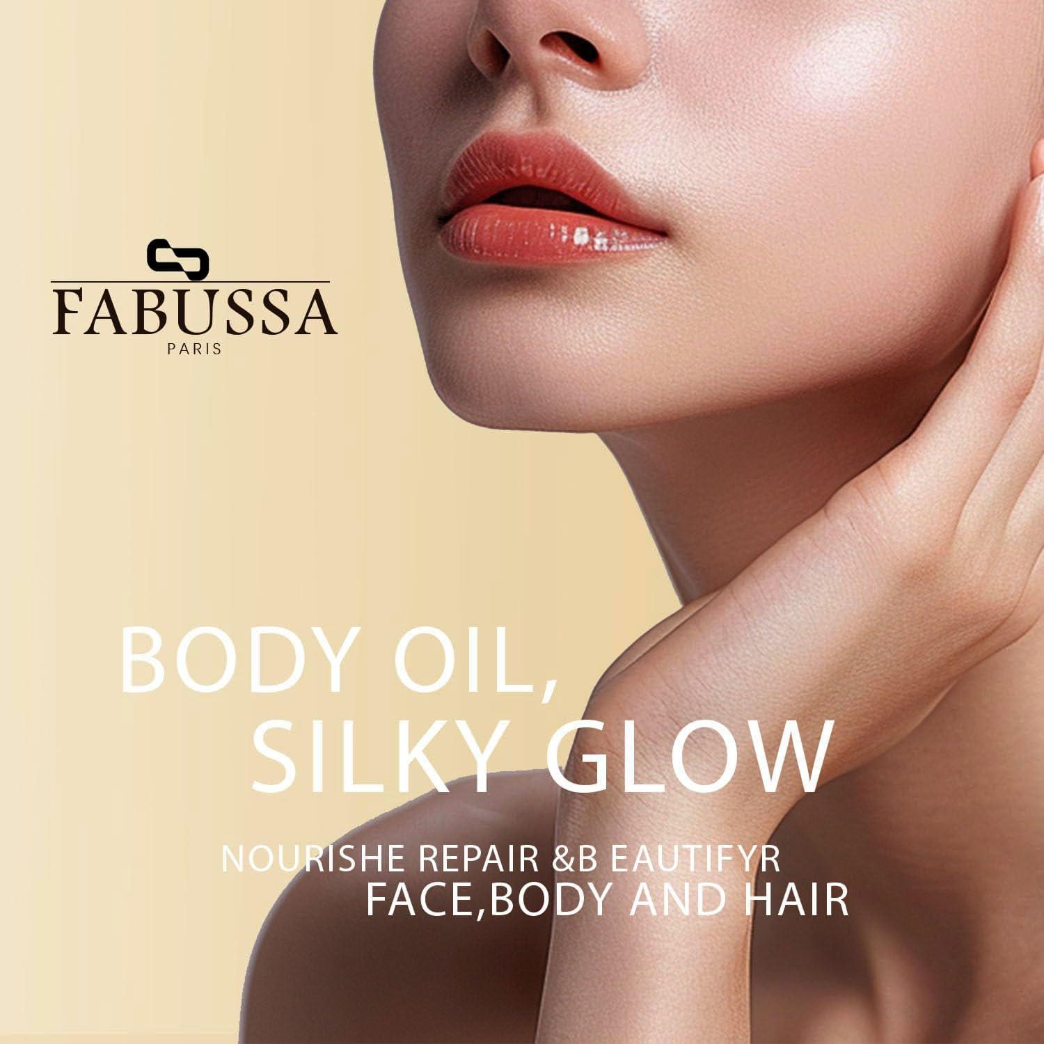 Aceite Brillante Fabussa 100 ml - Iluminador Hidratante para Piel y Cabello