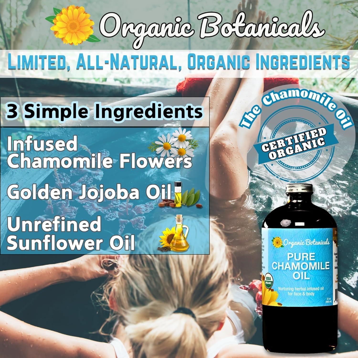 Aceite de Manzanilla Orgánico Puro Organic Botanicals 59 ml