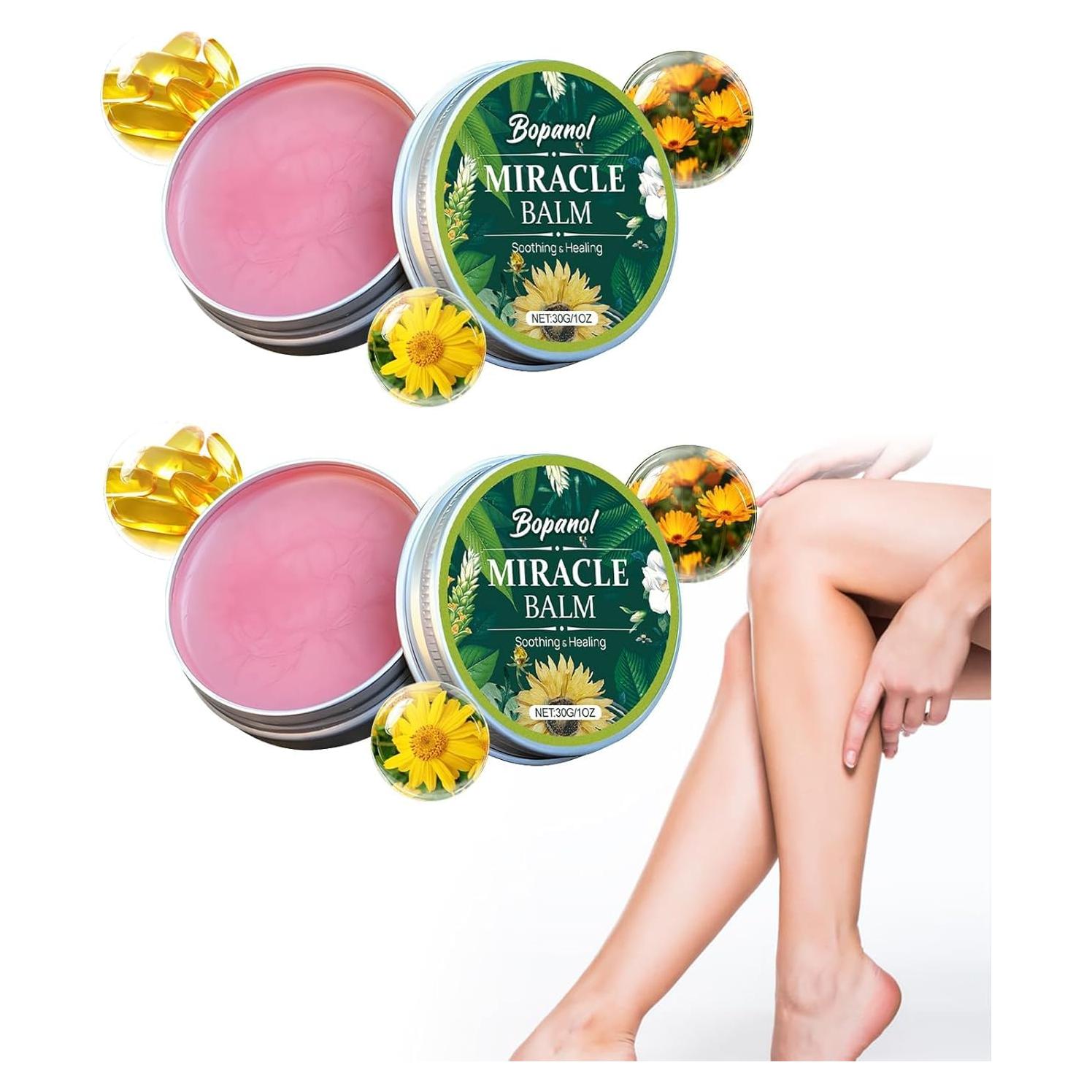 Bálsamo Milagroso Bopanol 2 Pcs Crema Calmante Hidratante