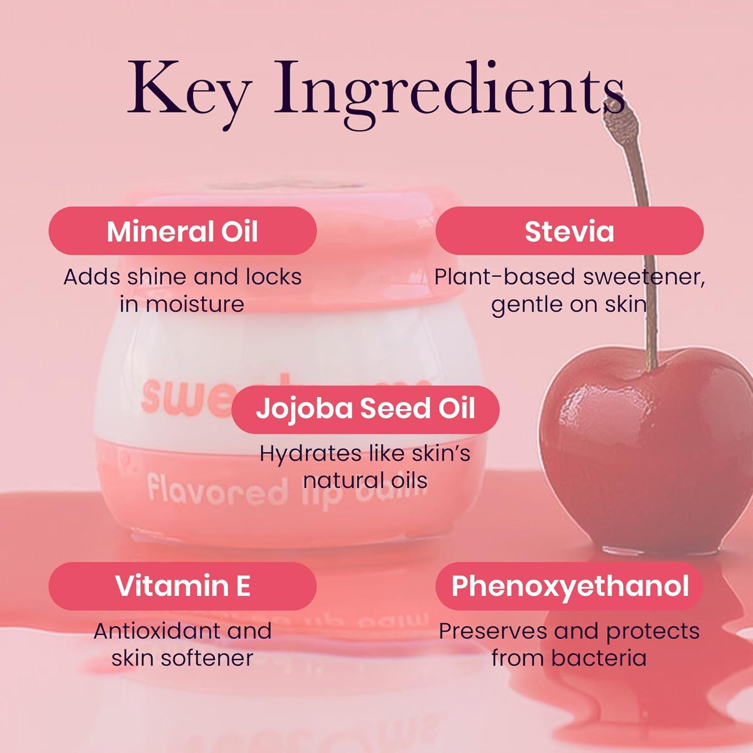 Bálsamo Labial Sweetums Cereza con Vitamina E 4.25g