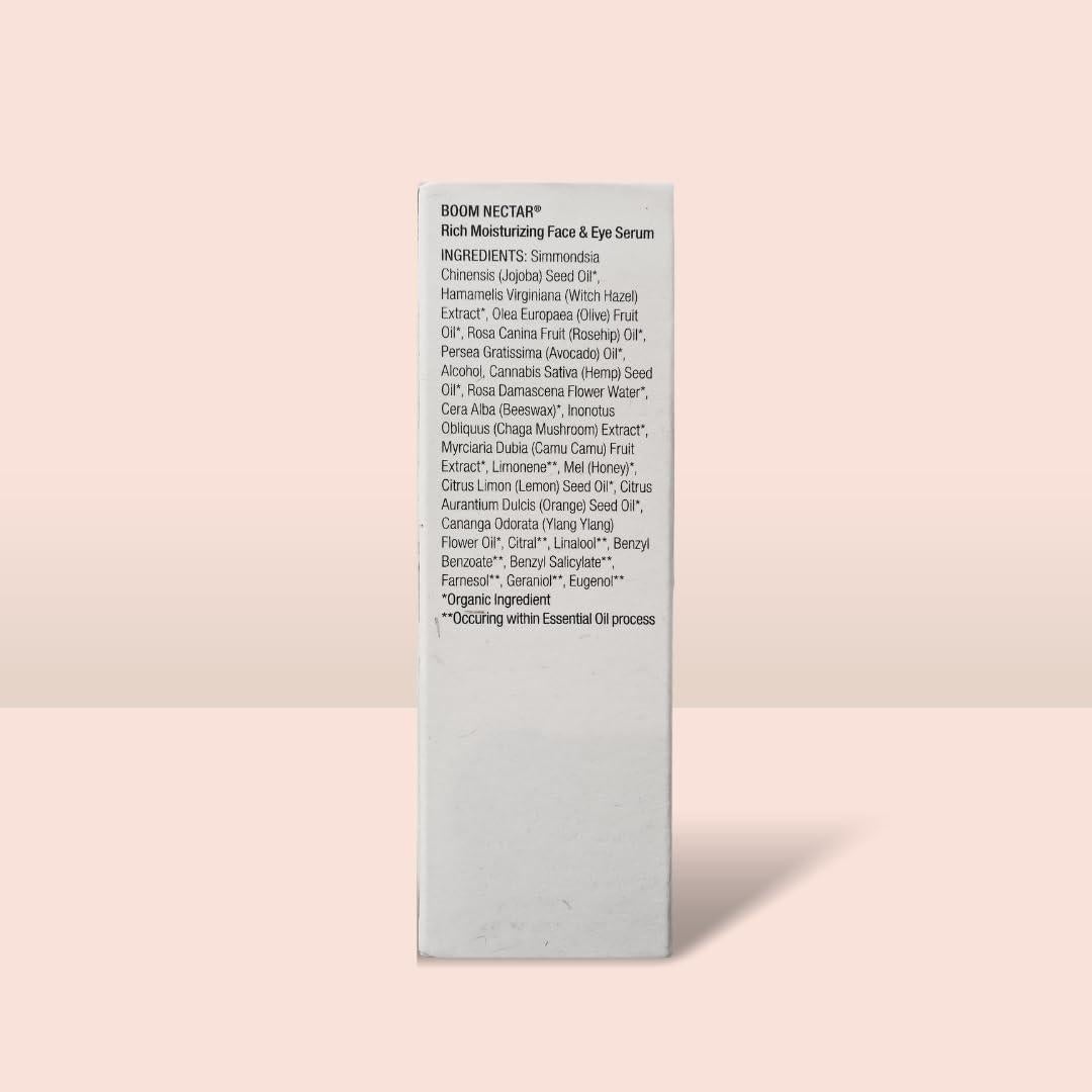 Suero Hidratante Facial Boom Nectar 29.57 ml Piel Sensible