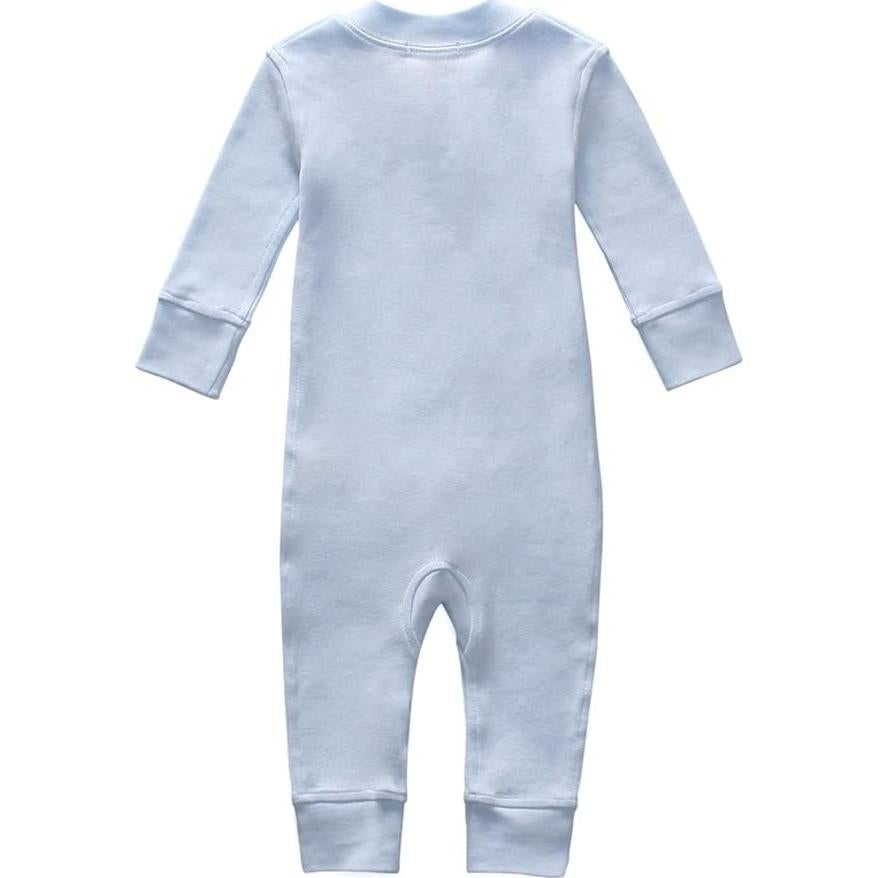 Pijamas de Algodón Orgánico Owlivia para Bebé 0-3 Meses Azul