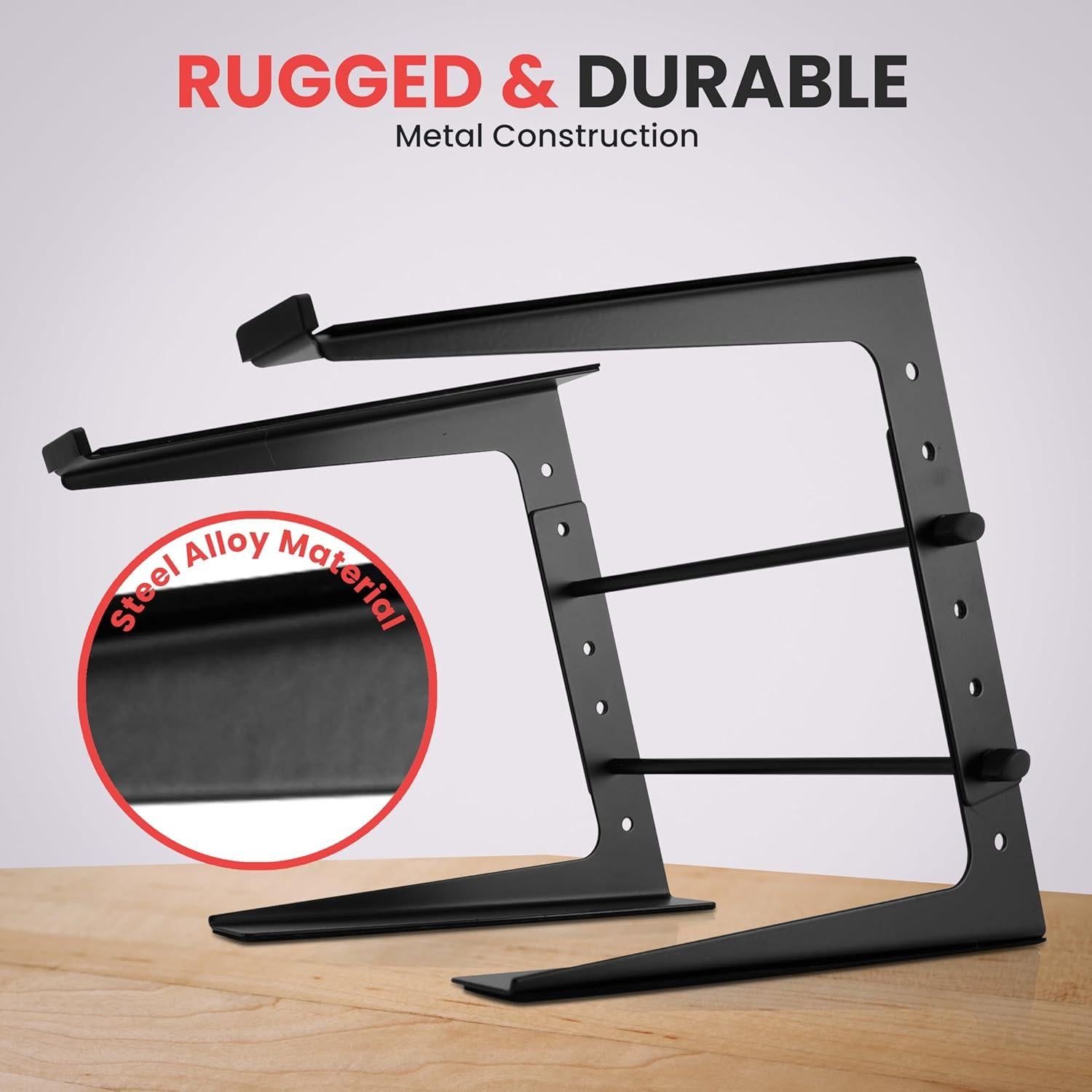 Soporte Ajustable para Laptop Pyle PLPTS25.5 - Ergonomía y Estabilidad