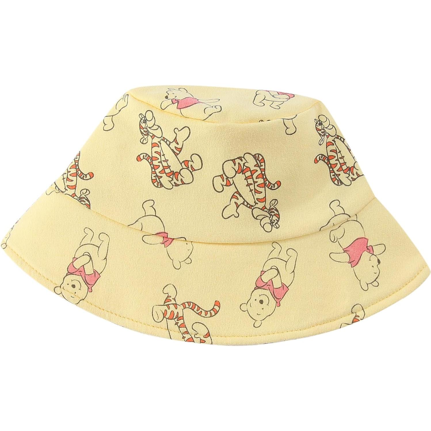 Conjunto 3 Piezas Bebé Disney Winnie the Pooh - Camiseta, Overol y Sombrero