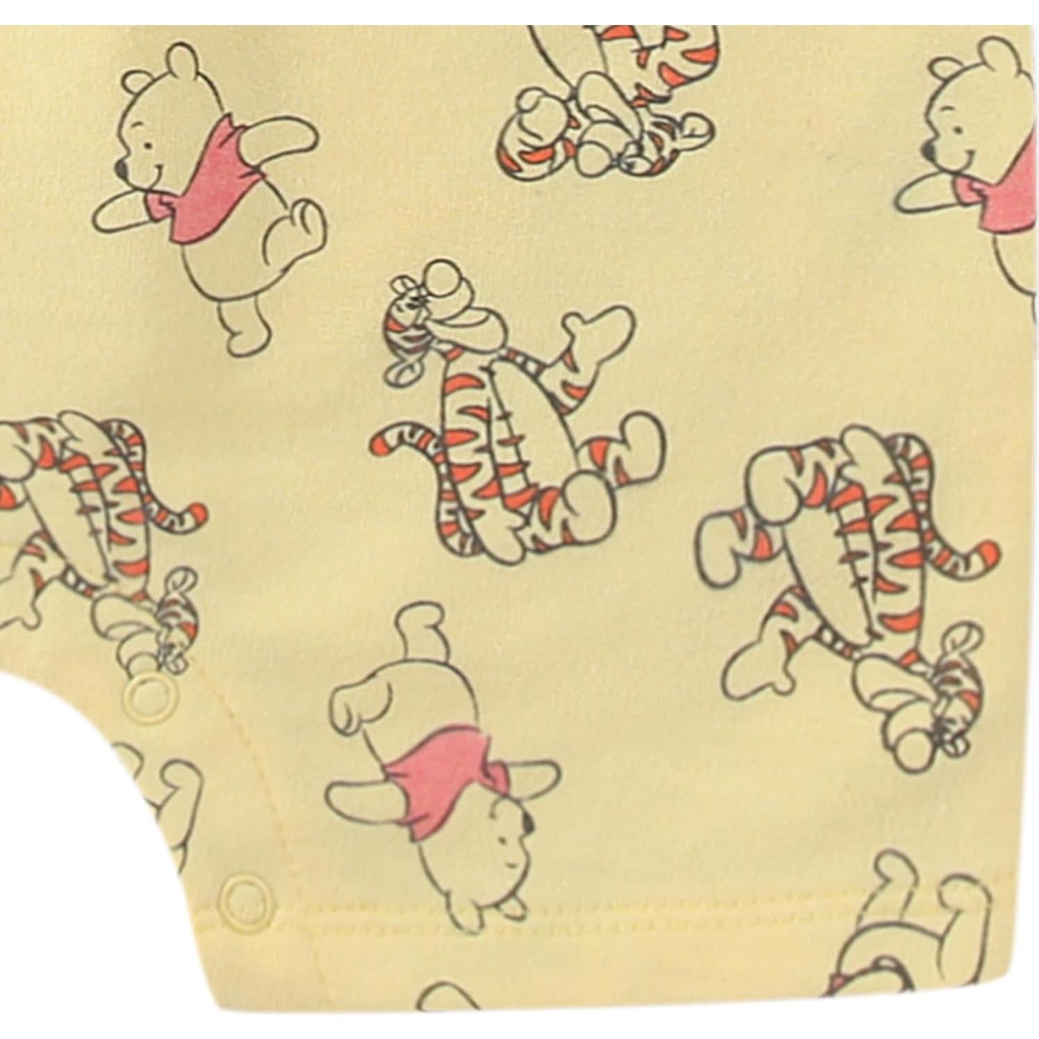 Conjunto 3 Piezas Bebé Disney Winnie the Pooh - Camiseta, Overol y Sombrero