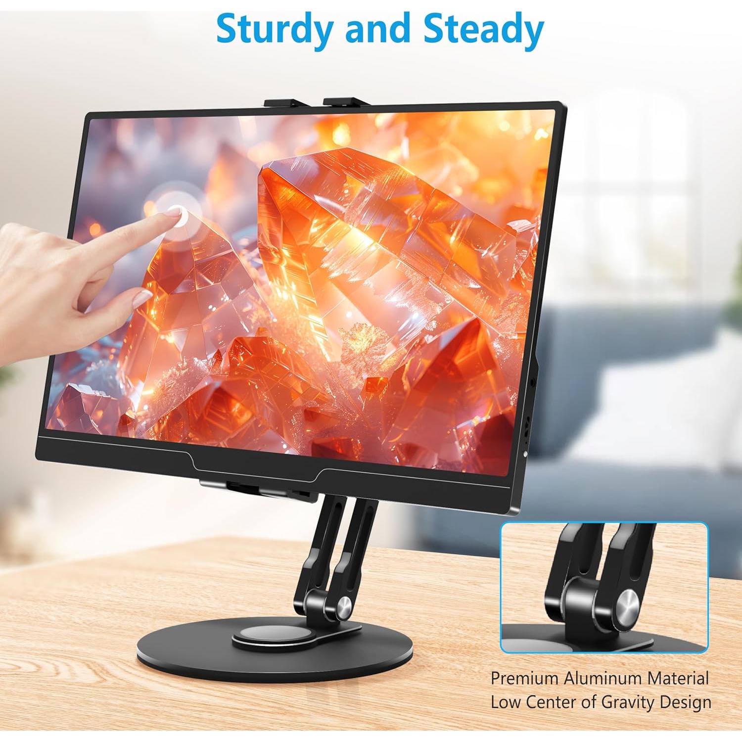 Soporte para Tablet Bimo BI-STD-48 Giratorio 360° 4.7-15.6"