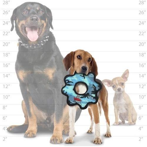 Juguete Suave para Perros TUFFY Camo Azul Paquete de 2