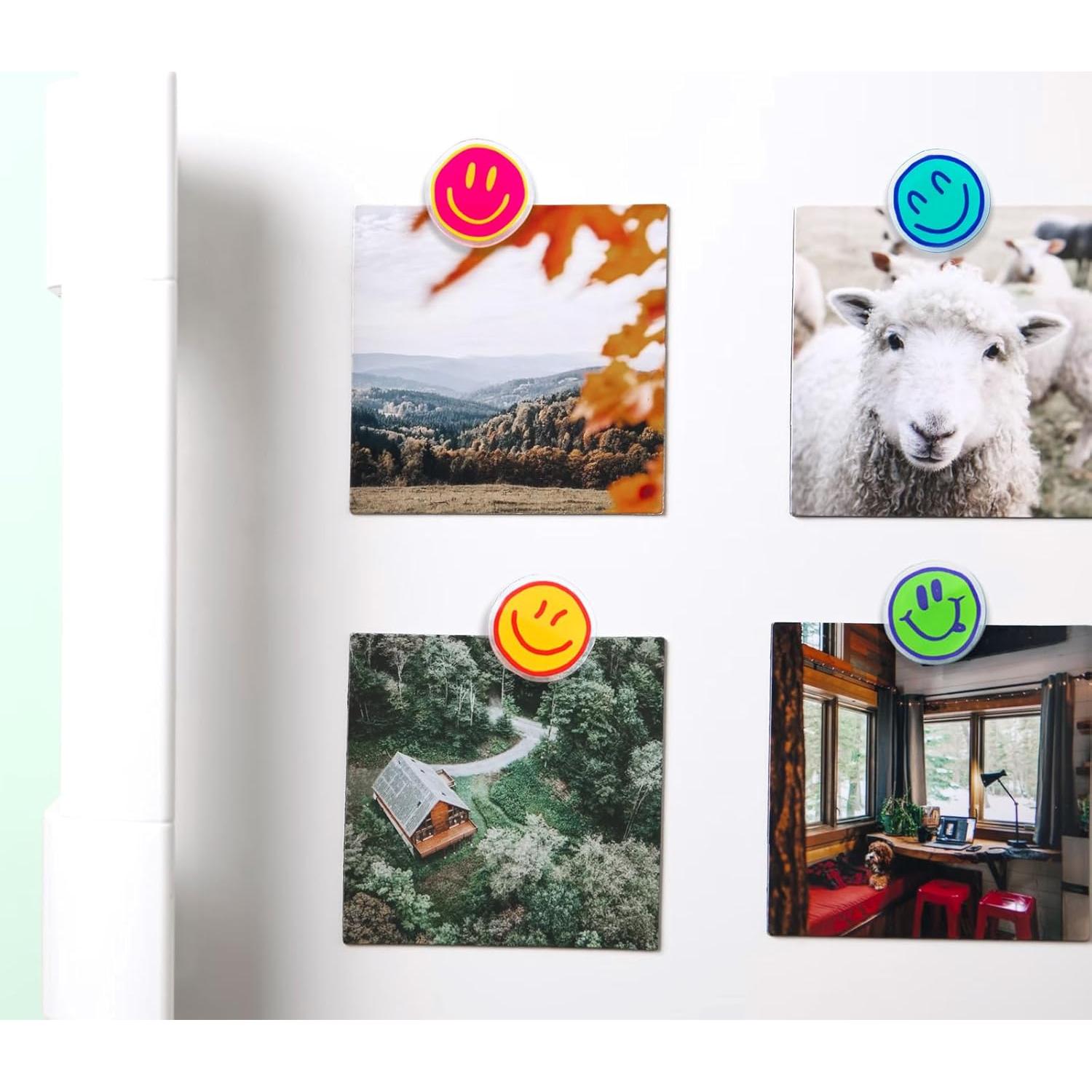 Clips Magnéticos Nuvretk - Paquete de 12 Coloridos 3.3 cm