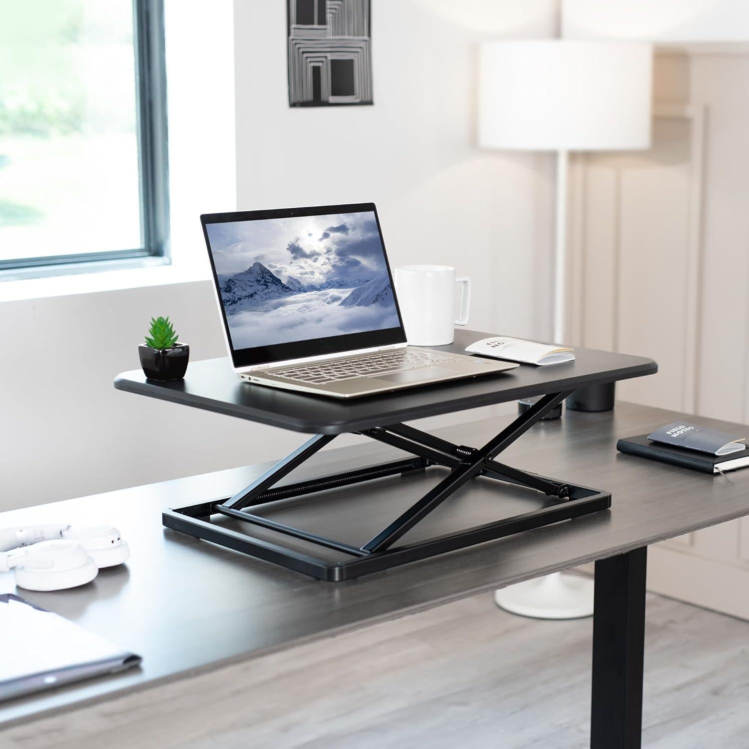 Escritorio Elevador Ajustable VIVO DESK-V001J Negro 67 cm