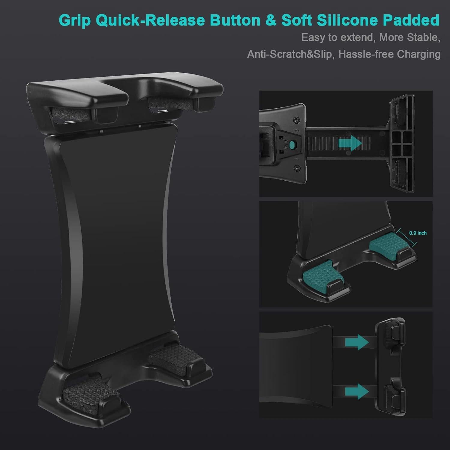 Soporte para Tablet Xishwon 2 en 1 Ajustable 360° para Coche