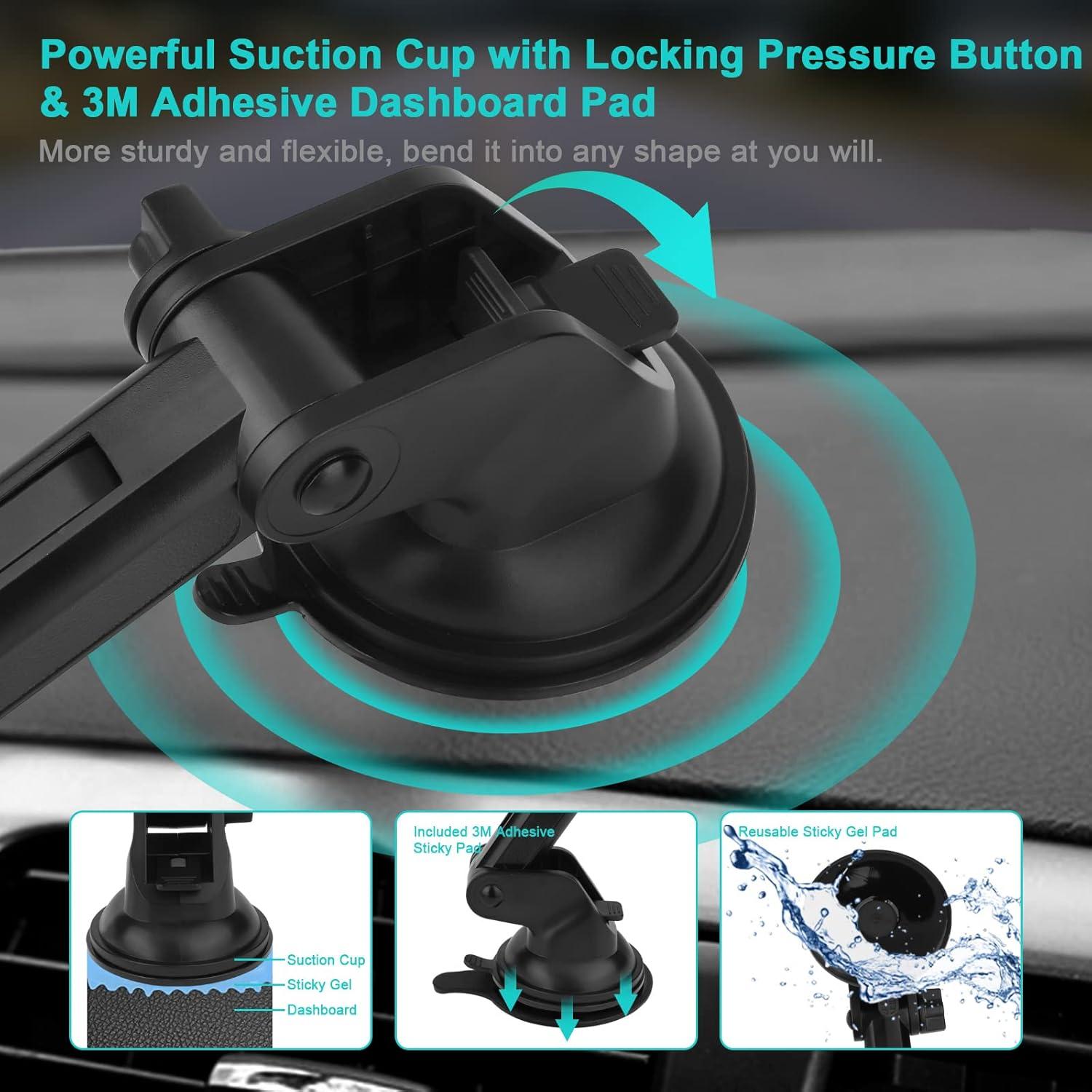 Soporte para Tablet Xishwon 2 en 1 Ajustable 360° para Coche