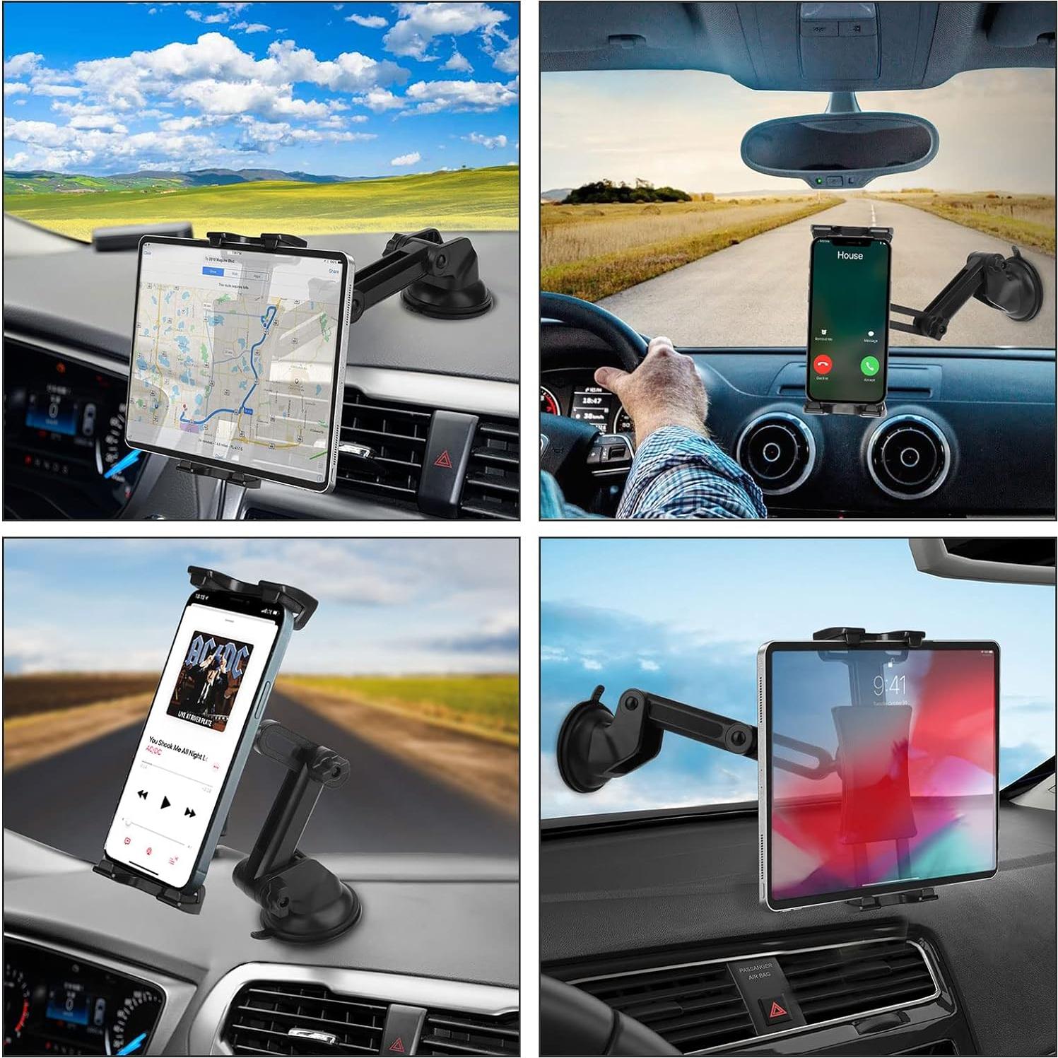 Soporte para Tablet Xishwon 2 en 1 Ajustable 360° para Coche