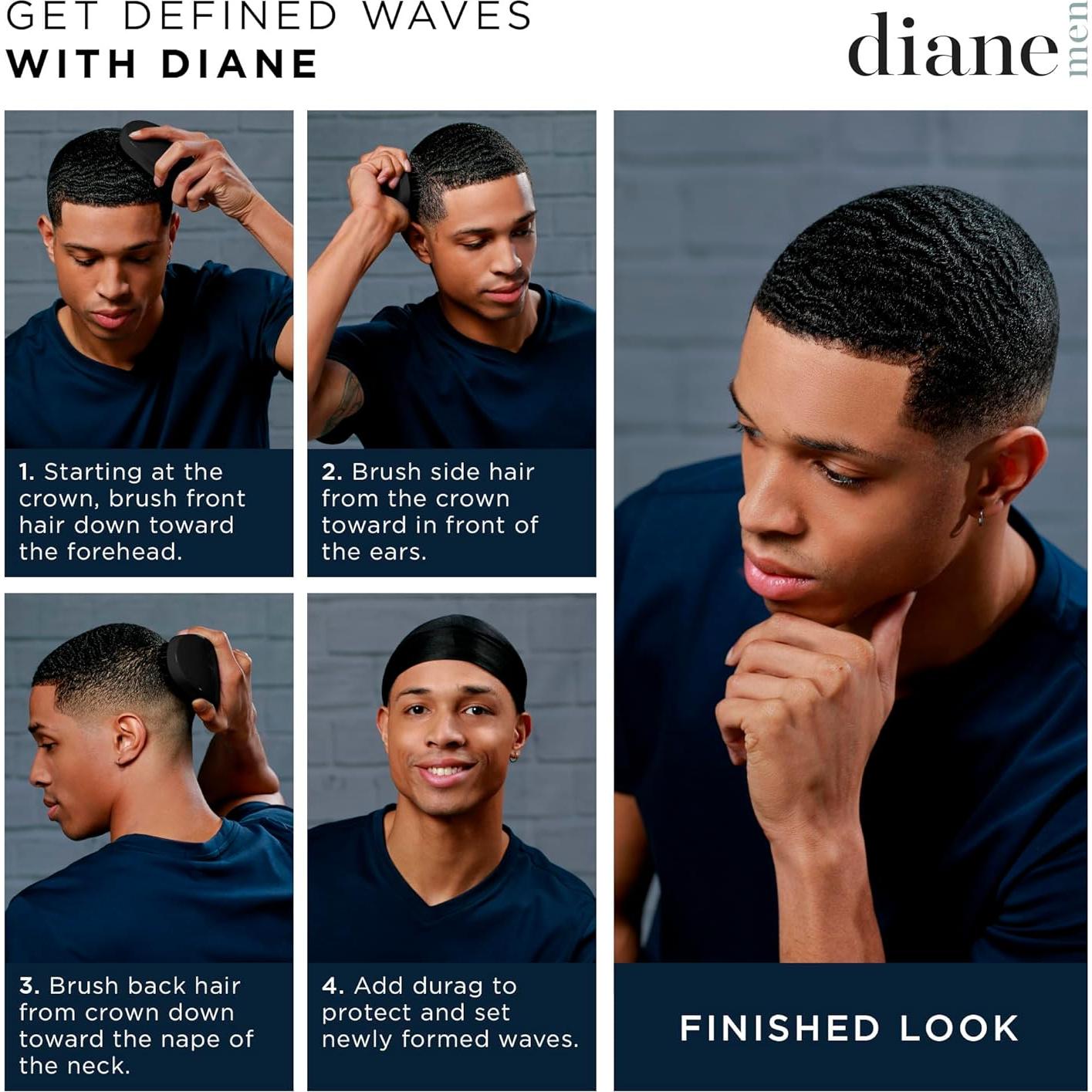 Cepillo Curvado Club Wave Diane de Cerda de Jabalí 100%