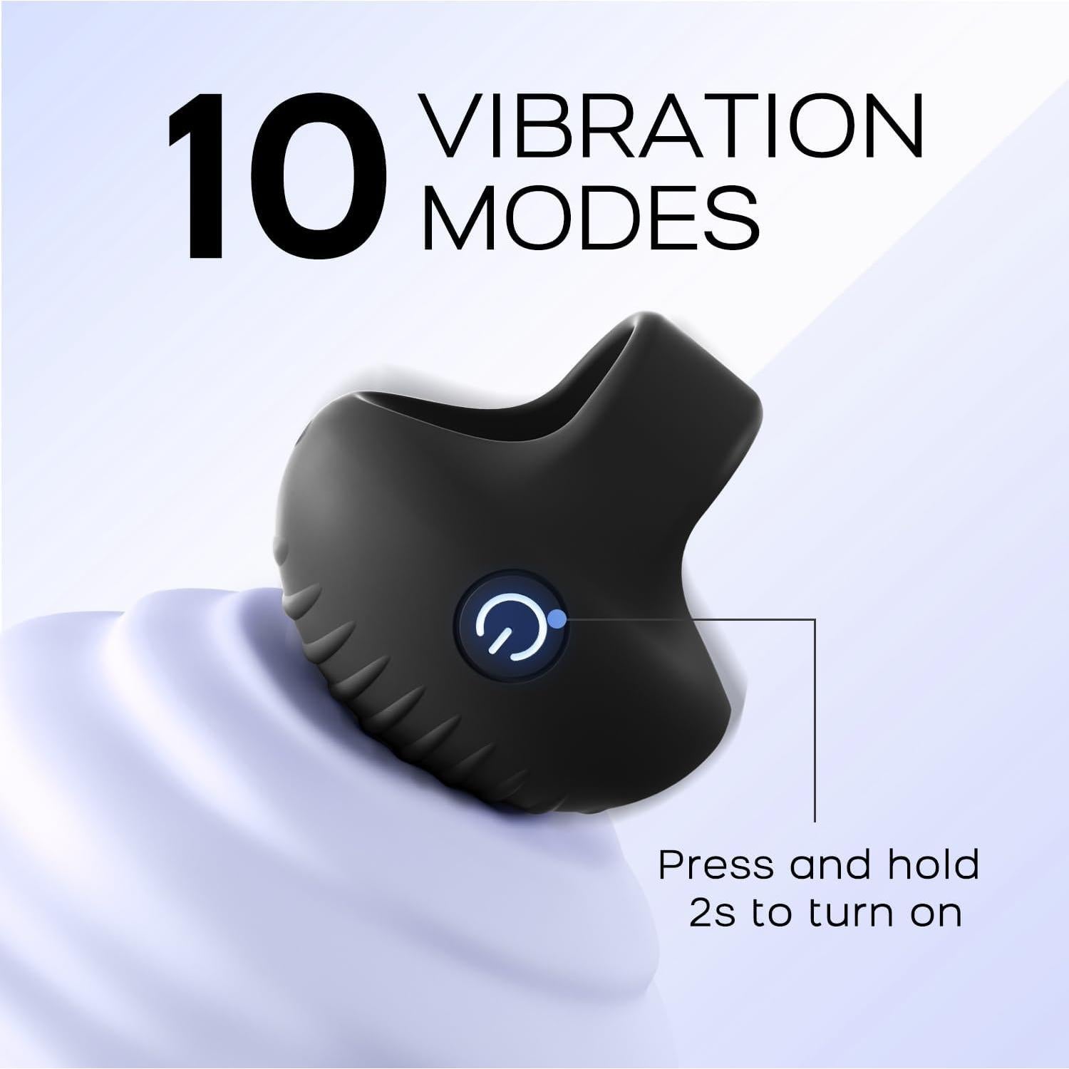 Bola de Masaje de Dedo JE FUN Recargable Impermeable Negro