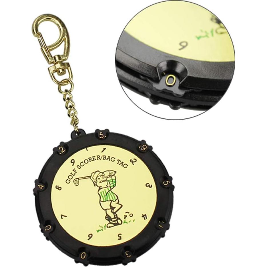 Contador de Puntuaciones de Golf SEACLOUD 18 Hoyos con Llave