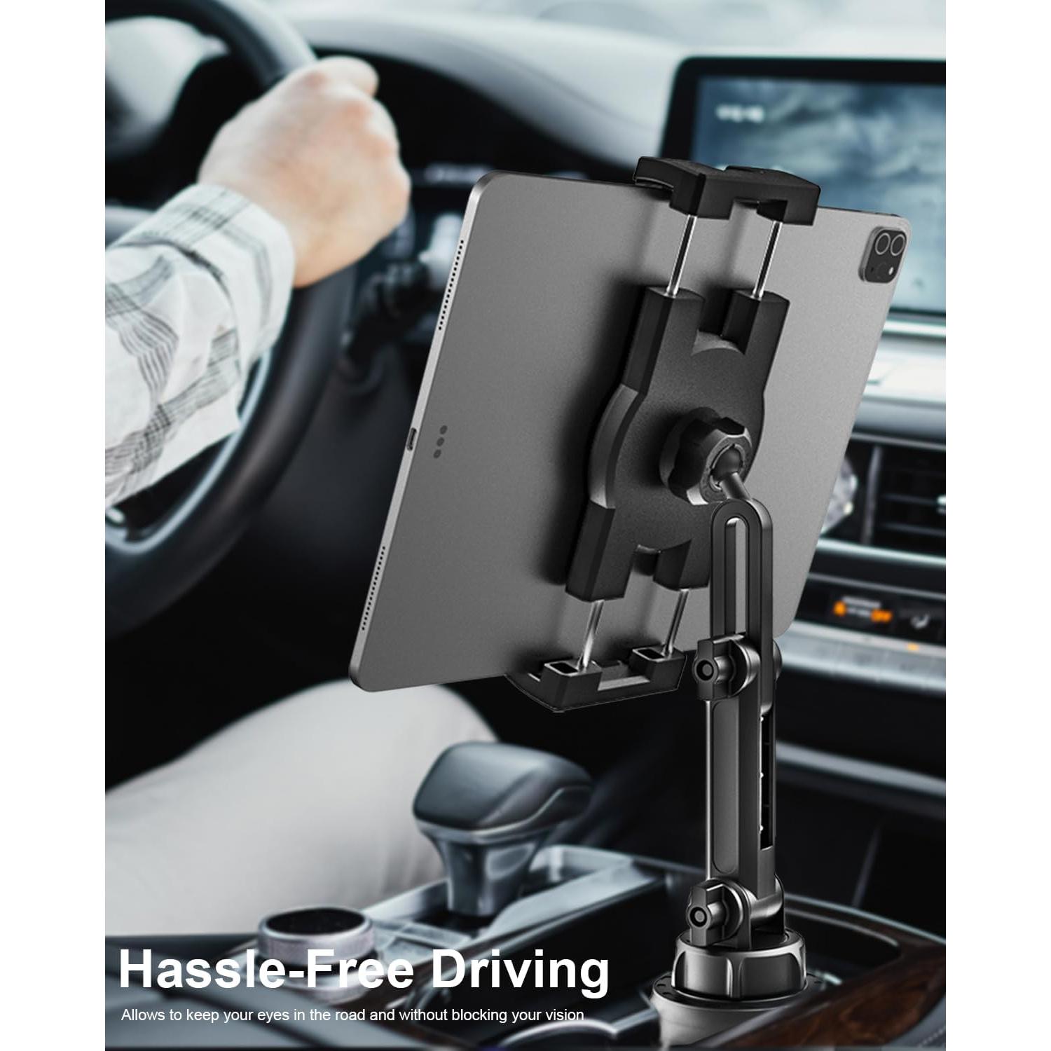 Soporte Universal para Tablet en Portavasos Woleyi 4-13"