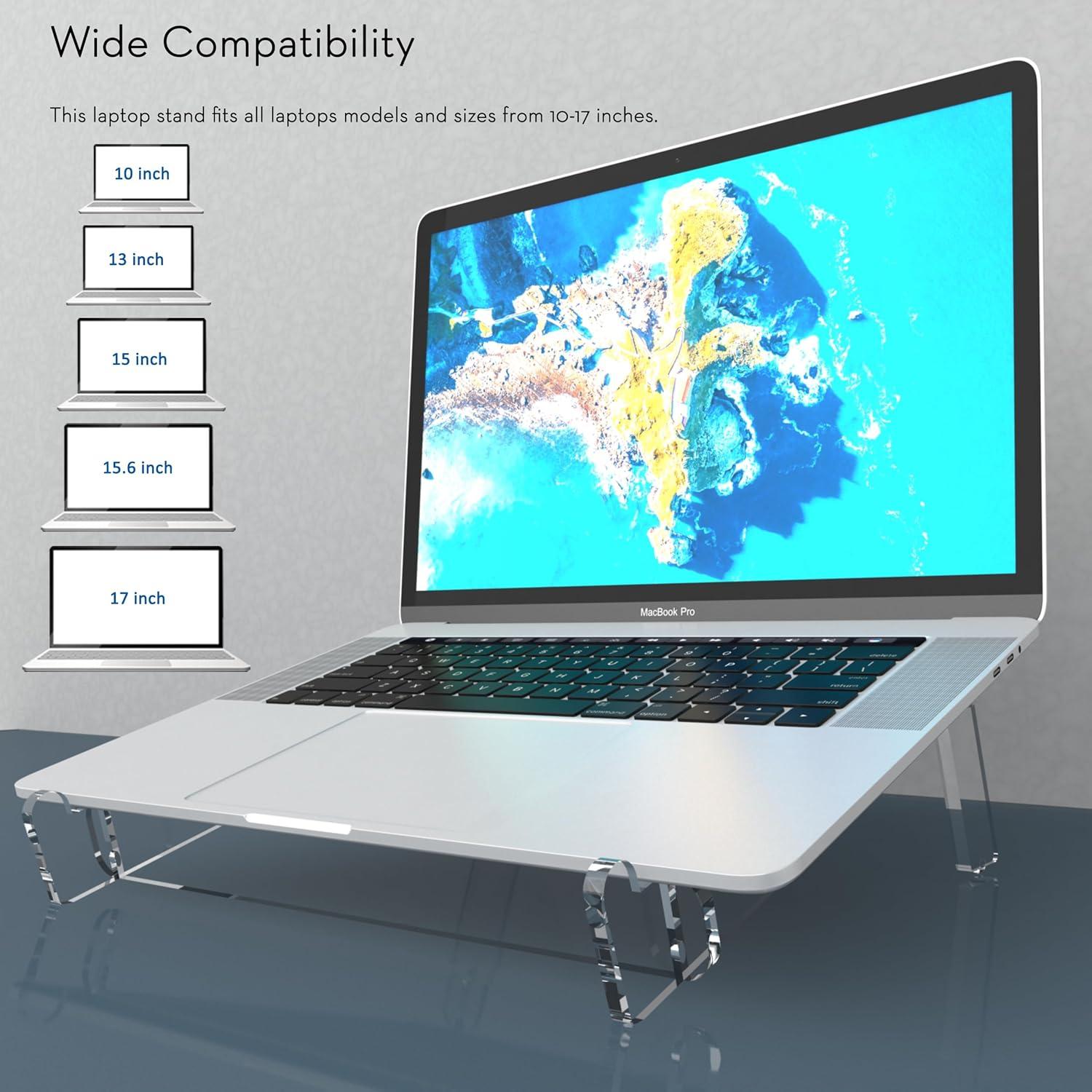 Soporte Portátil para Laptop Vray 6mm Ergonómico 10-43 cm