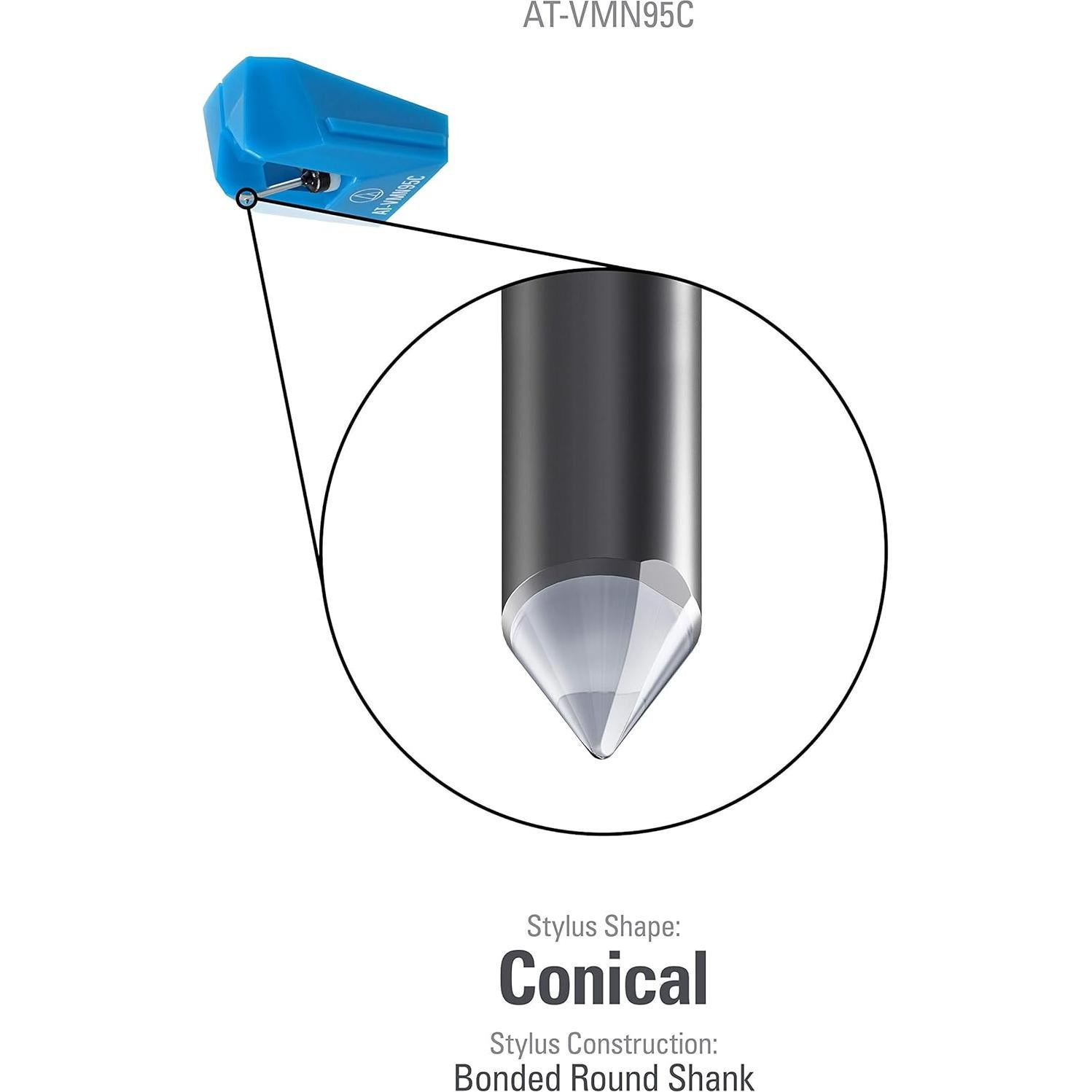Estilos de Reemplazo para Tocadiscos Audio-Technica AT-VM95E y AT-VM95C