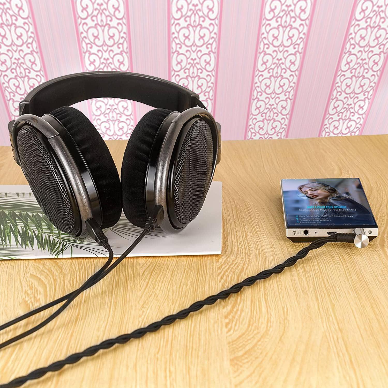 Cable de audio balanceado Fezzlo 1.5m 2.5mm para Sennheiser HD650 HD600 HD660S