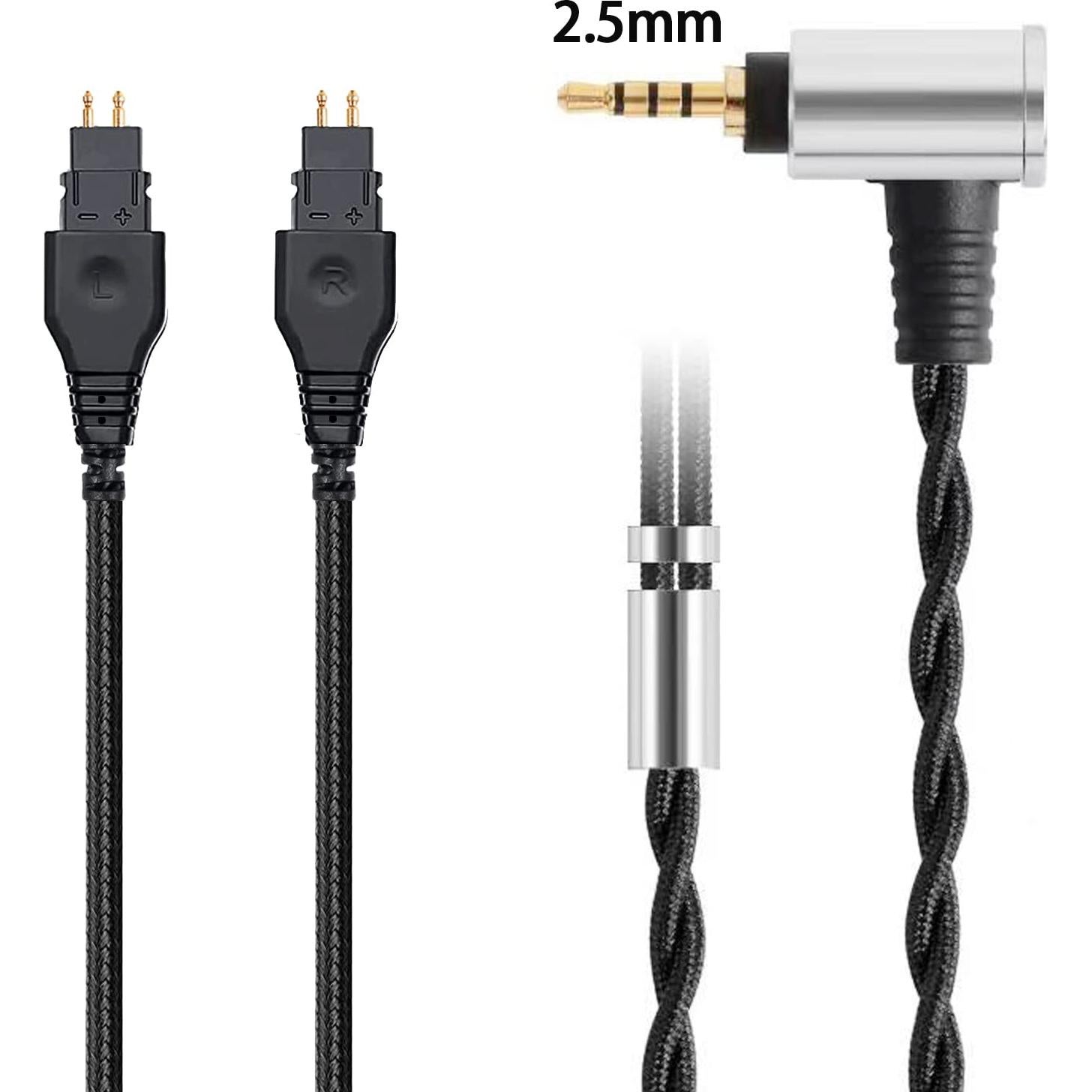 Cable de audio balanceado Fezzlo 1.5m 2.5mm para Sennheiser HD650 HD600 HD660S