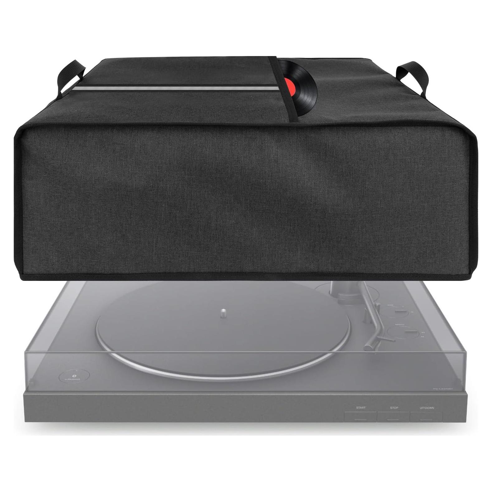 Cubierta de Polvo para Tocadiscos Kingshion Azul 48x40x17cm