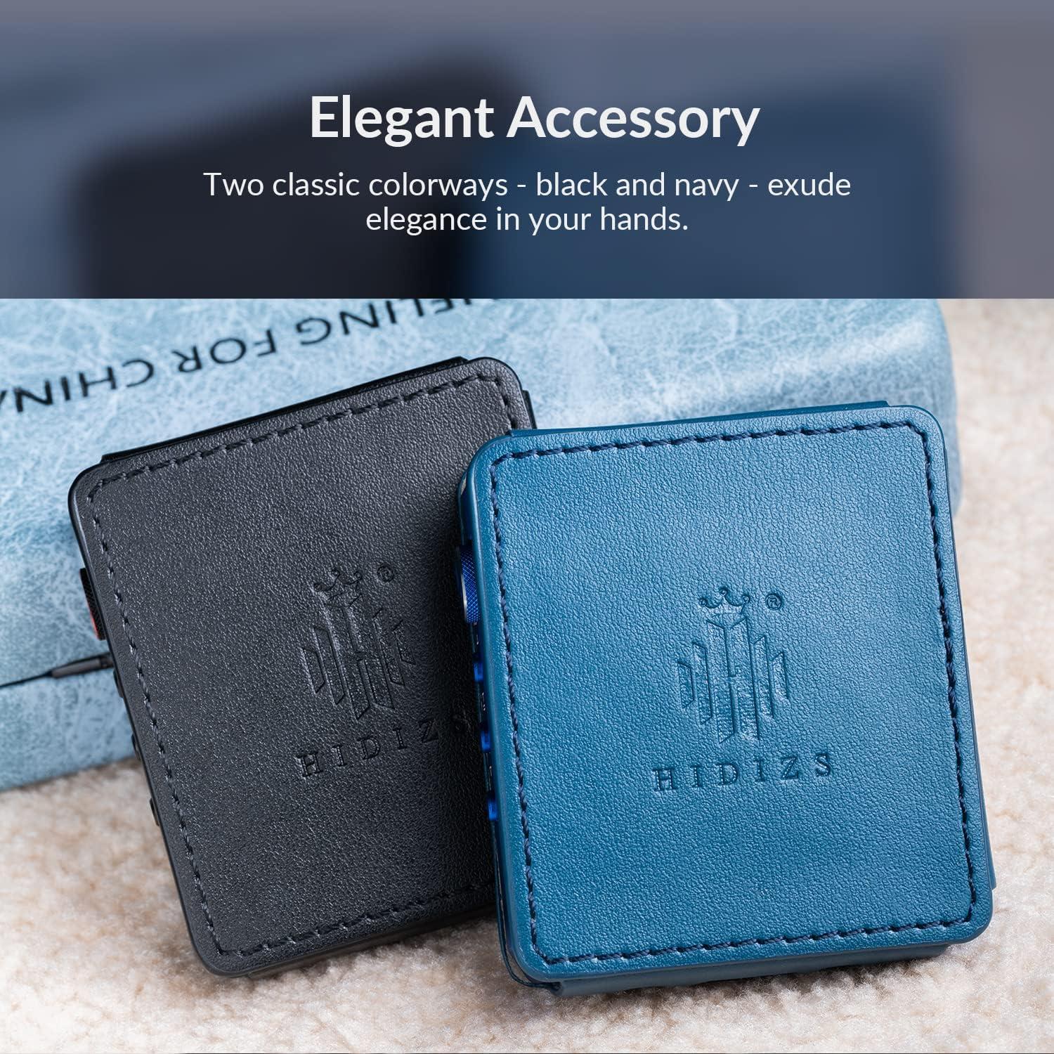 Funda de Cuero Hidizs AP80 PRO-X Negra, Hecha a Medida