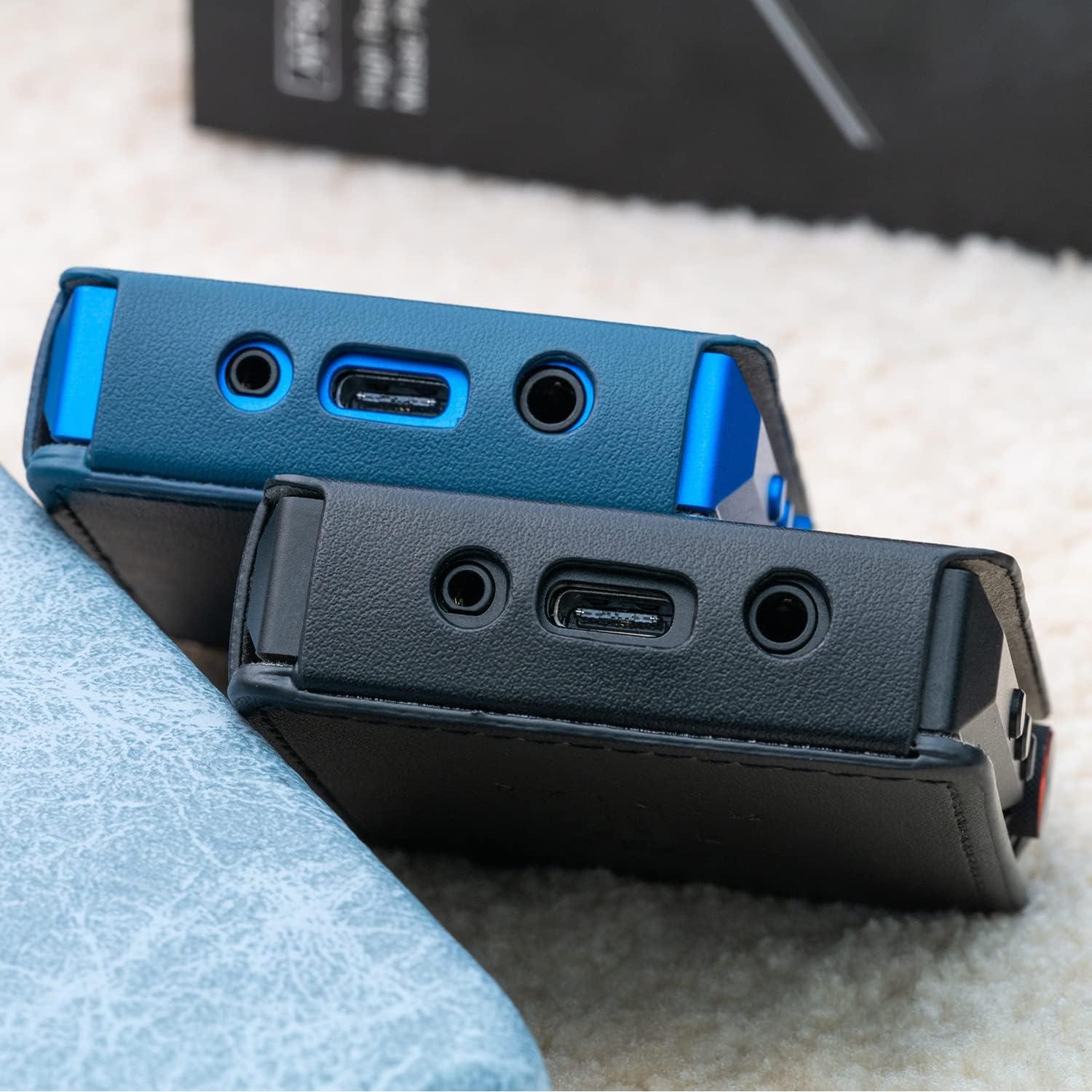 Funda de Cuero Hidizs AP80 PRO-X Negra, Hecha a Medida