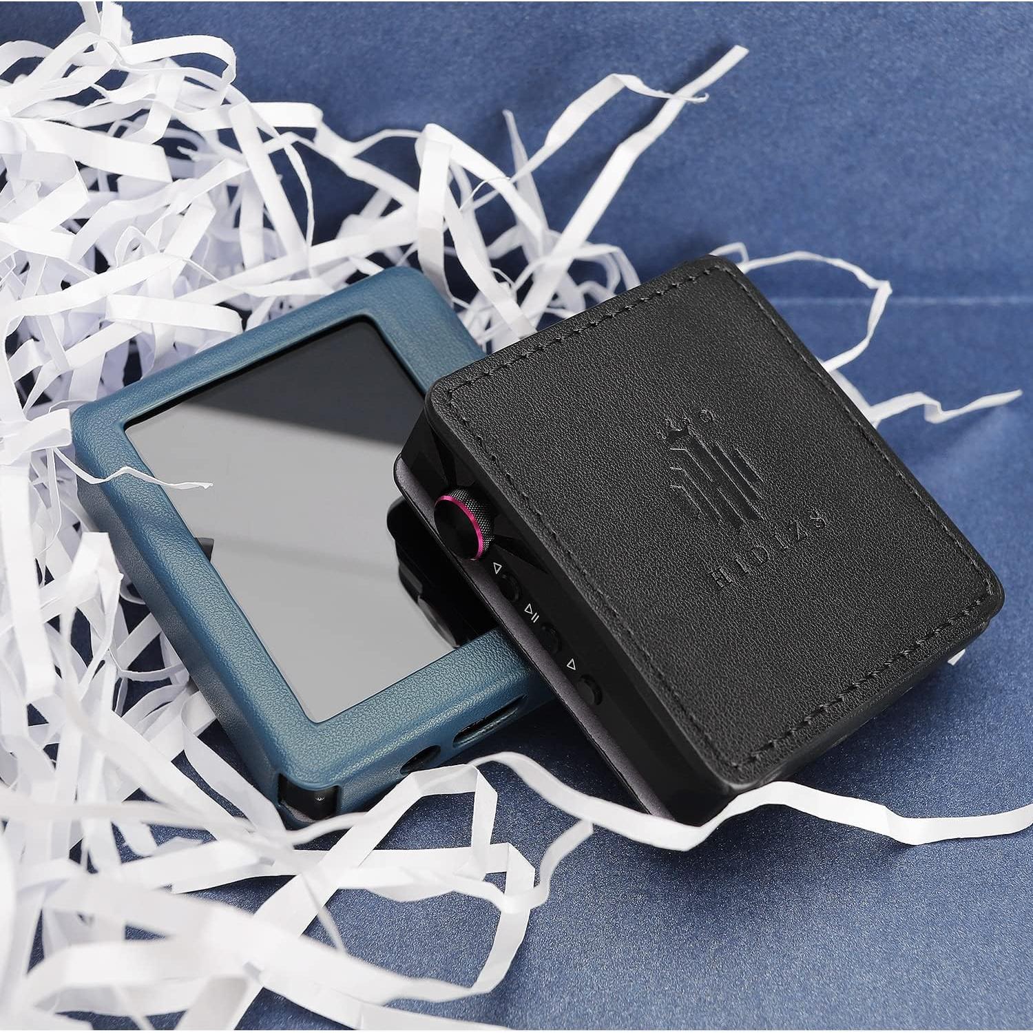 Funda de Cuero Hidizs AP80 PRO-X Negra, Hecha a Medida