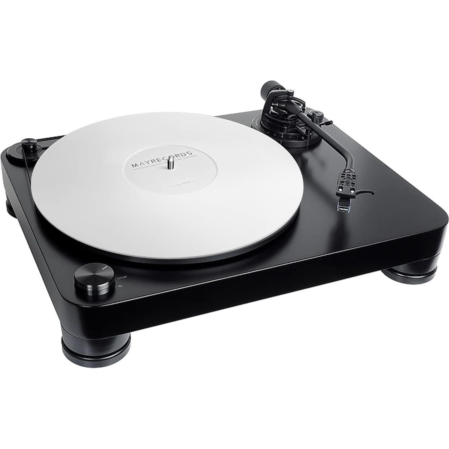 Alfombrilla Antiestática para Tocadiscos 12" sdroceRyaM Blanca