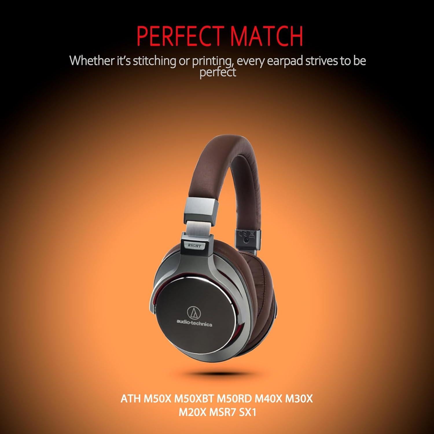 Almohadillas de Reemplazo Krone Kalpasmos para Audio Technica M50X