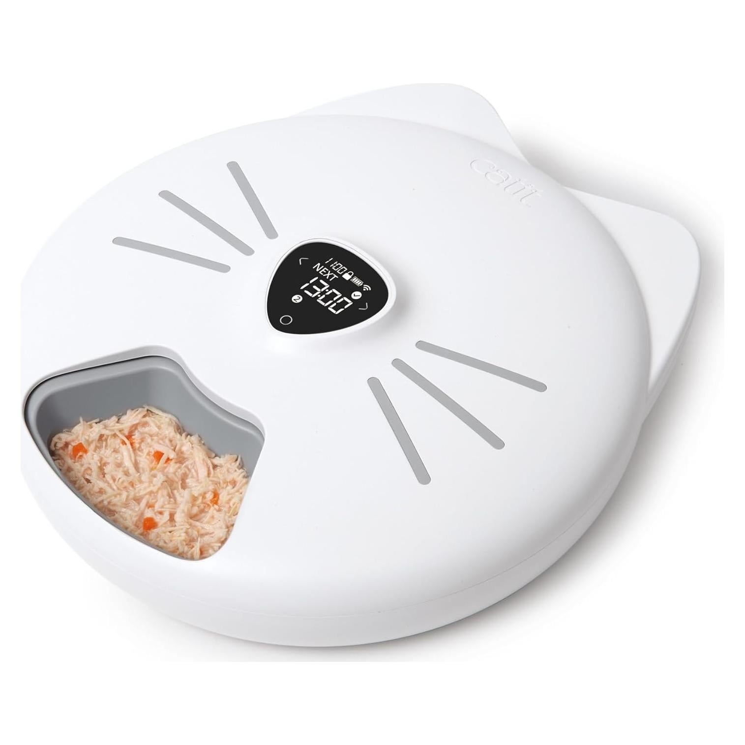 Alimentador Inteligente Catit PIXI 6 Comidas Programable Blanco