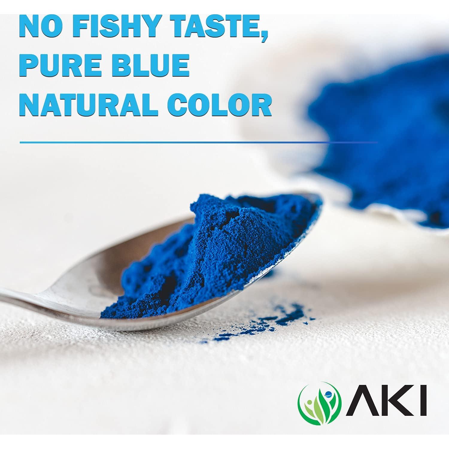 Polvo de Espirulina Azul AKI 28.35 g - Superalimento Vegano