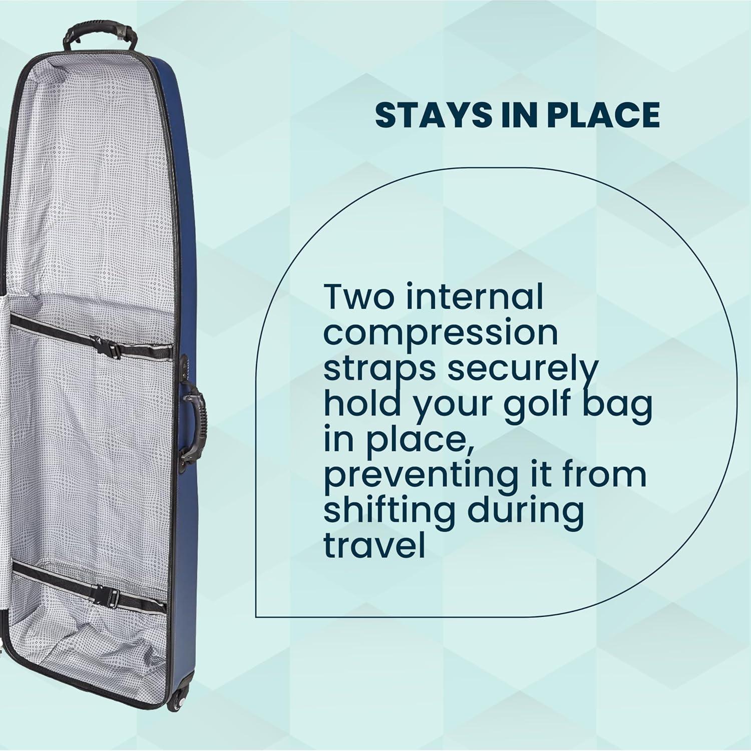 Funda Dura para Golf Samsonite 6850 137 cm Ligera y Duradera