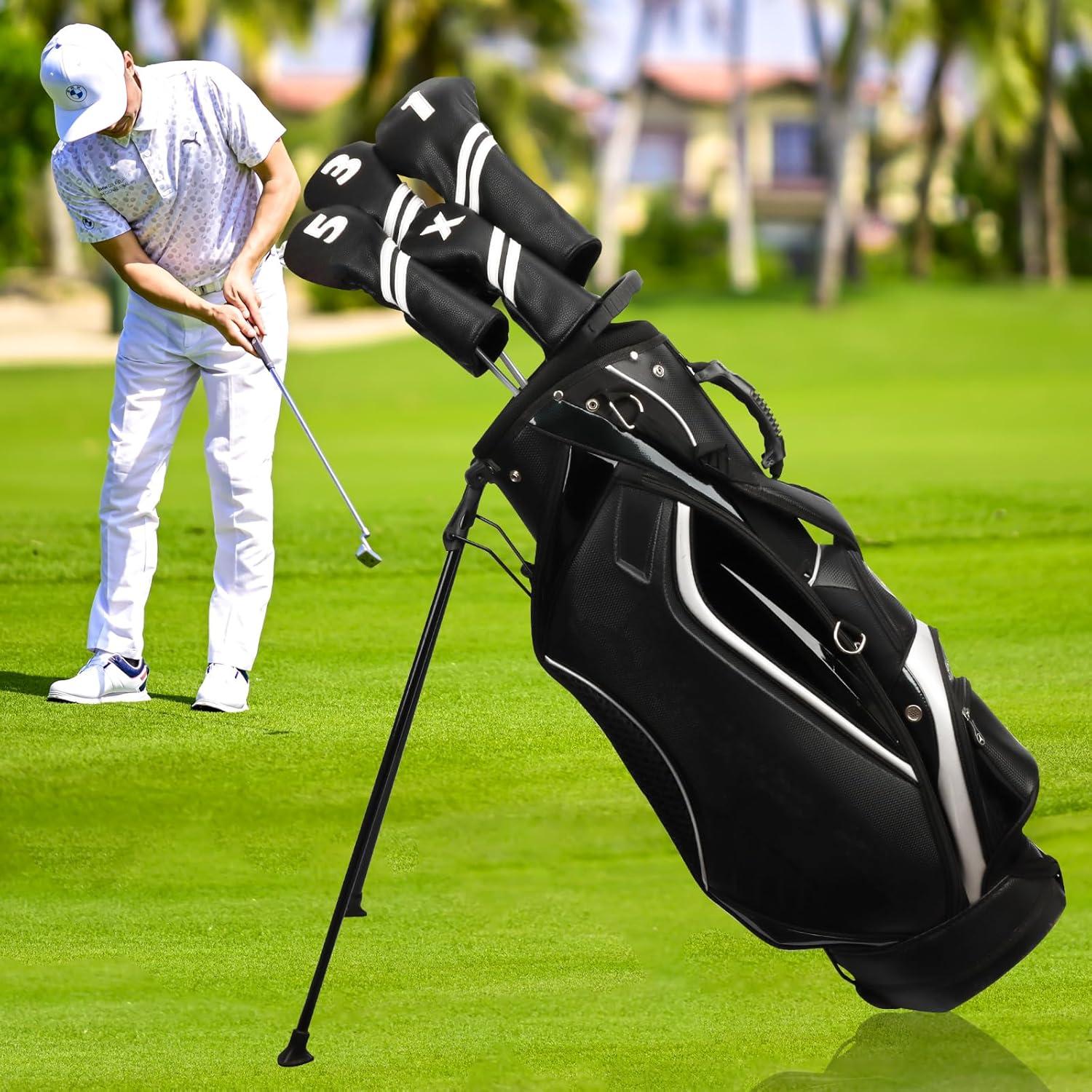 Cubiertas de Palos de Golf Frimon 4PCS Negro Caricatura