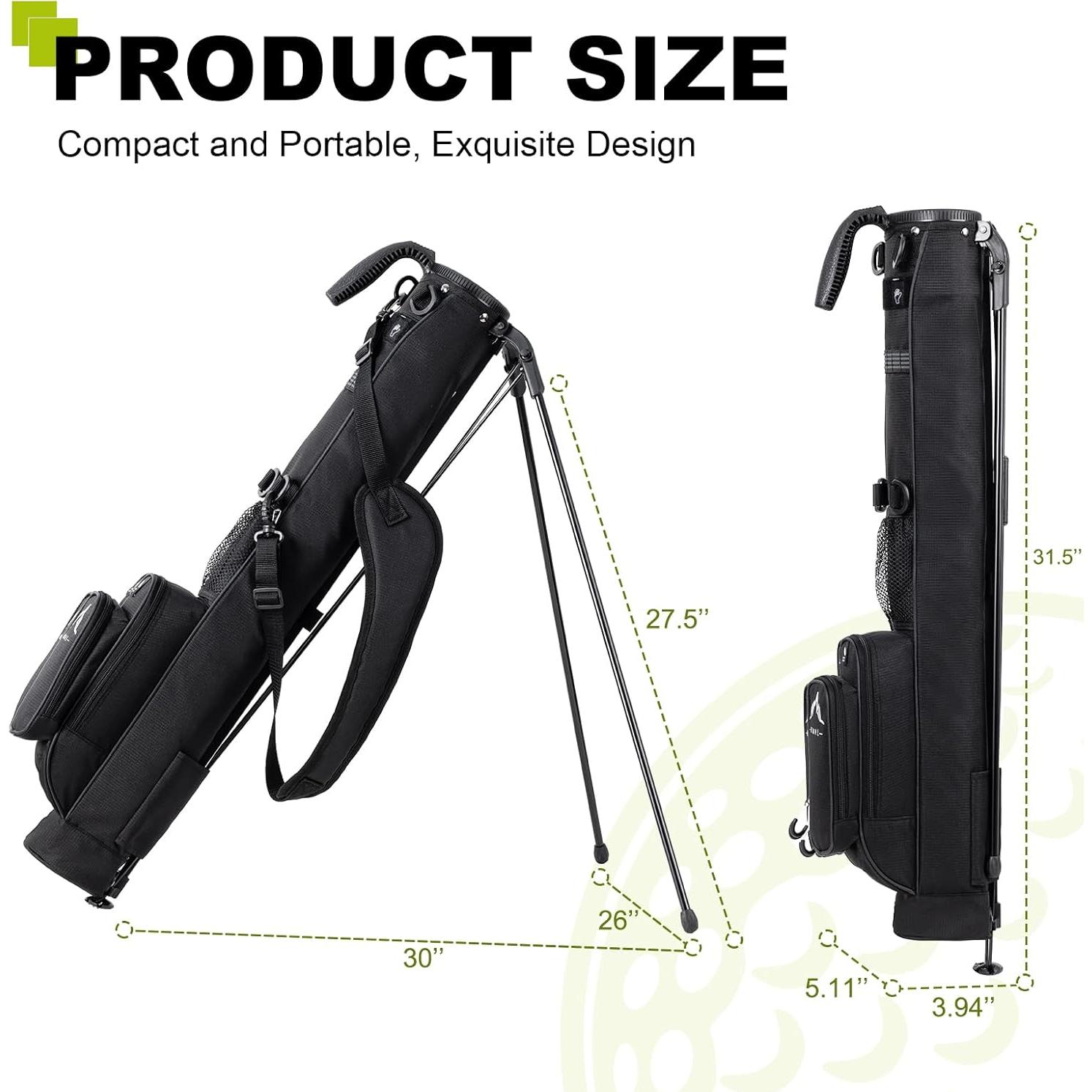 Bolsa de Golf UNIHIMAL Ligera con Soporte y Asa - 80 cm