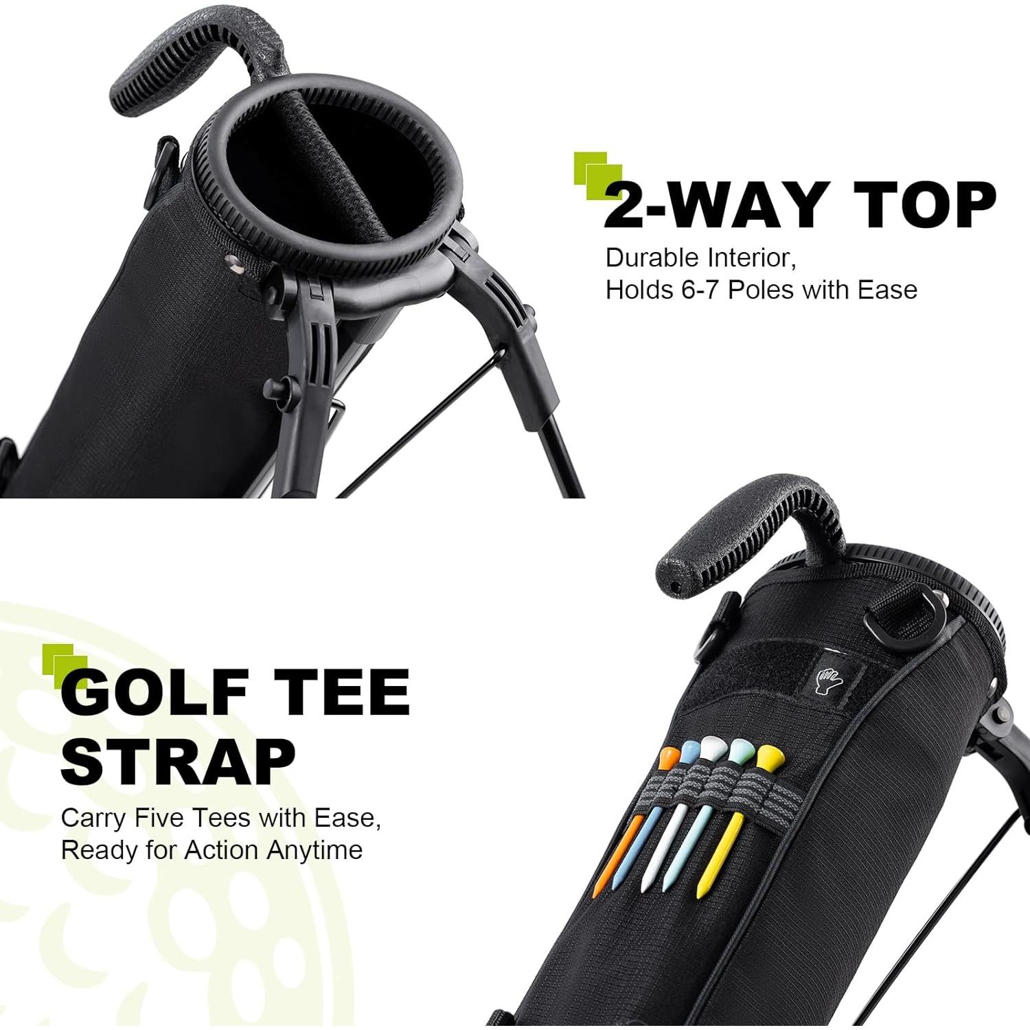 Bolsa de Golf UNIHIMAL Ligera con Soporte y Asa - 80 cm
