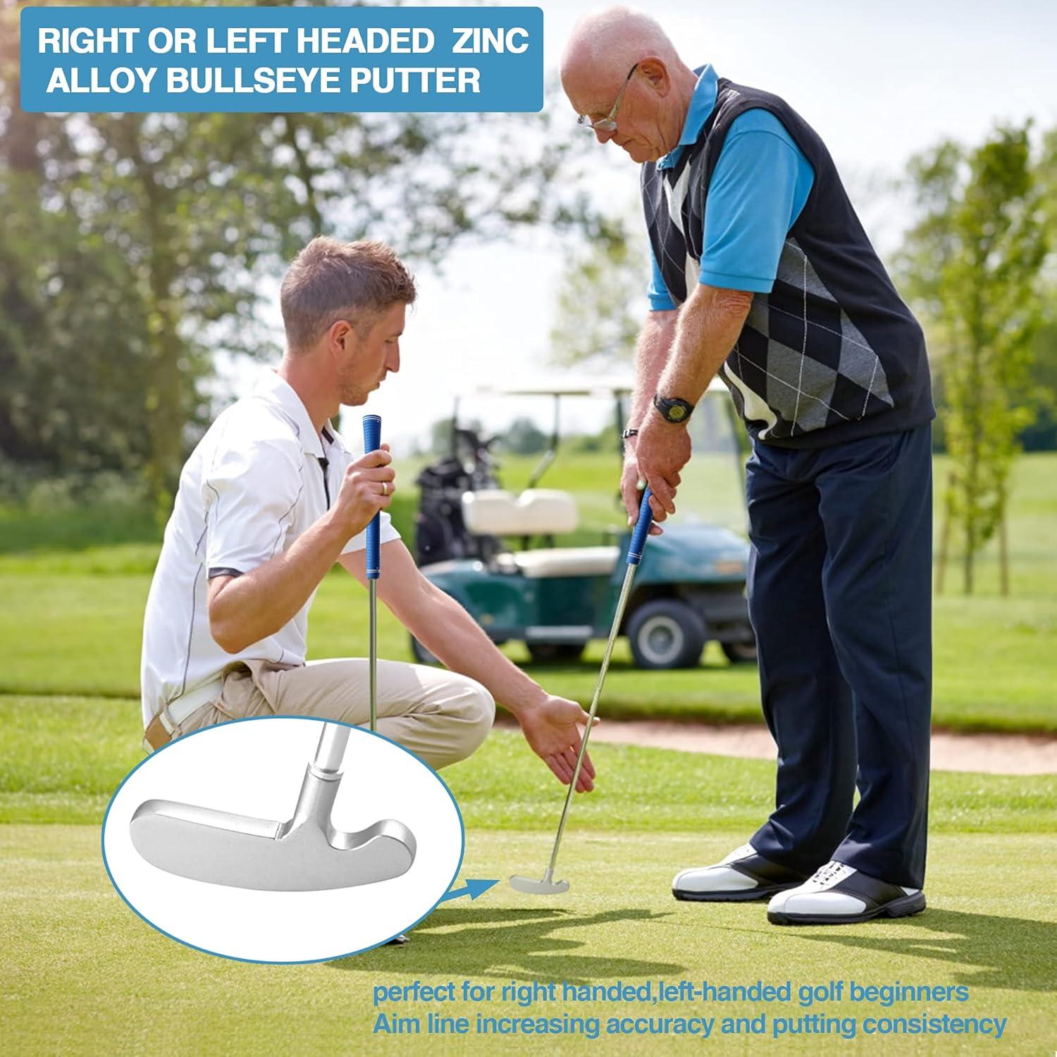 Putter de Golf Asyxstar 33 cm con 2 Pelotas de Práctica