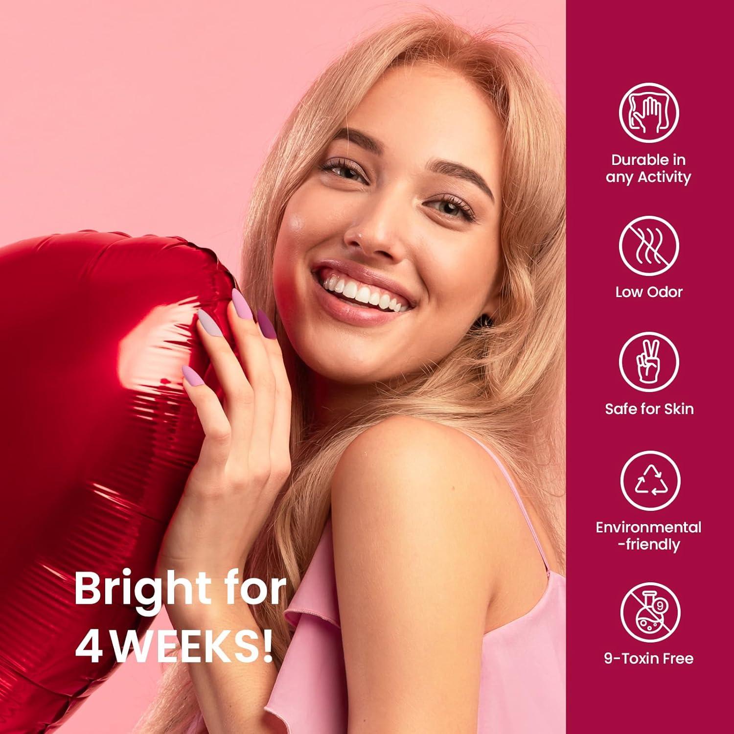 Set de Esmalte de Gel Beetles 6 Colores Berry Merlot 7.5ml