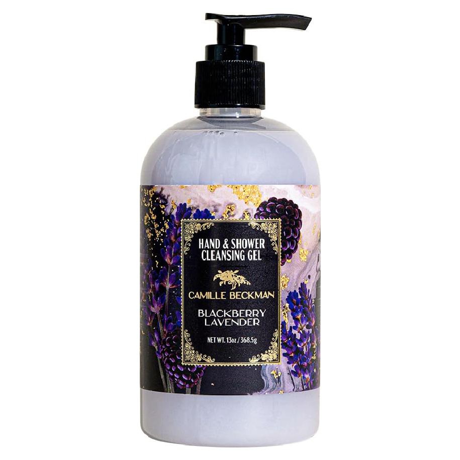 Gel de limpieza para manos y cuerpo Camille Beckman 368g Lavanda de mora
