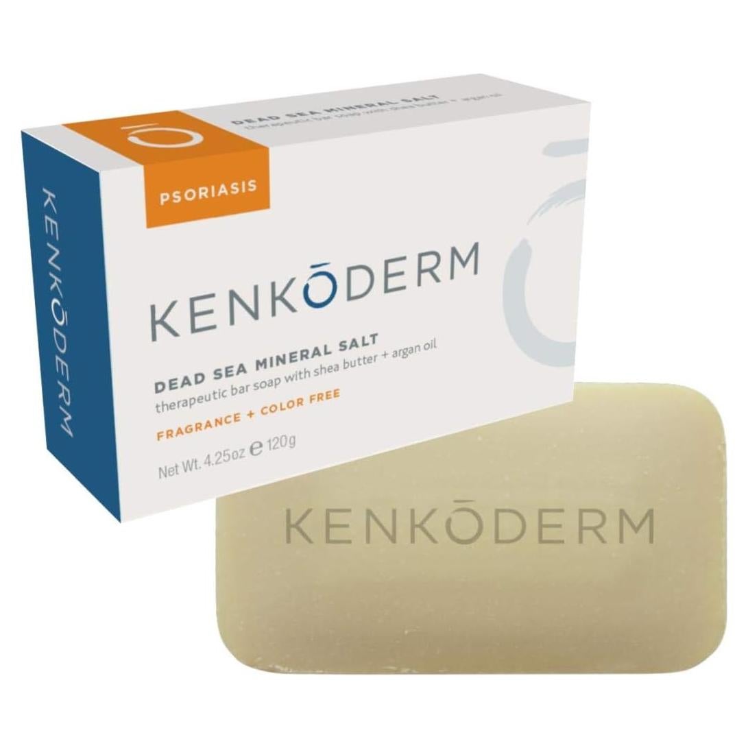 Jabón Mineral del Mar Muerto Kenkoderm 120g para Psoriasis