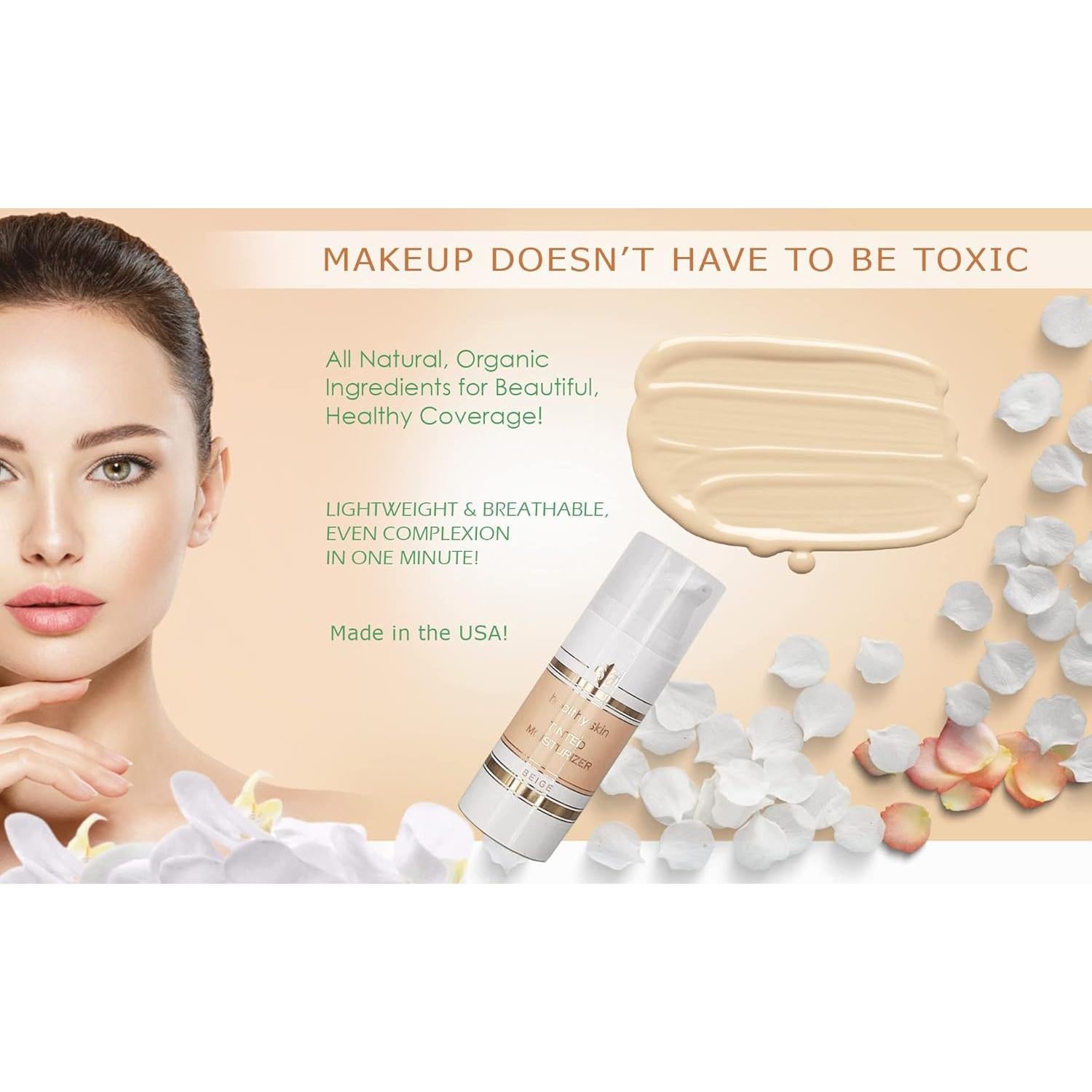 Hidratante Tinte Natural Fleur De Lis 28.35 g Beige Vegano