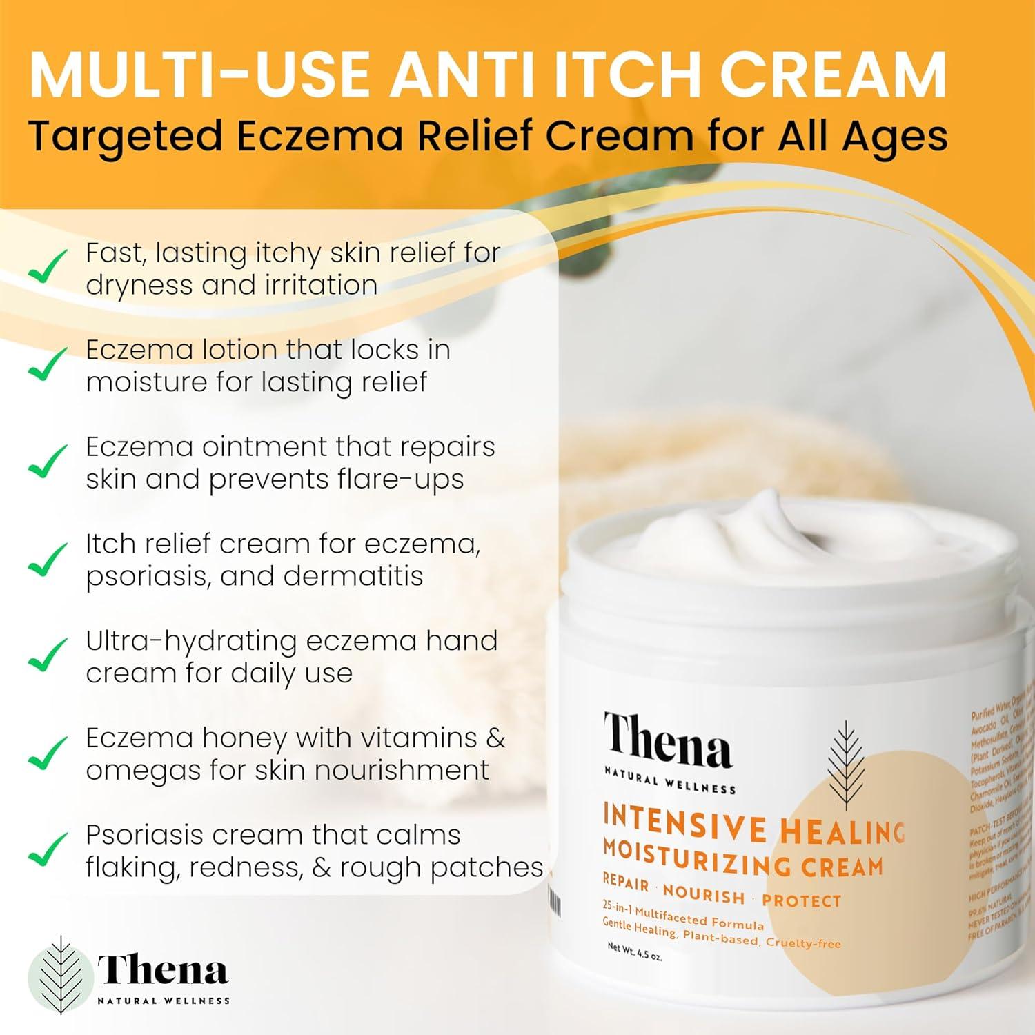 Crema Hidratante Sanadora Thena 133.5 ml para Piel Seca