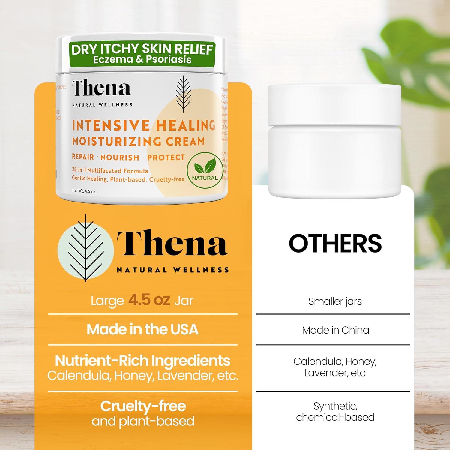 Crema Hidratante Sanadora Thena 133.5 ml para Piel Seca