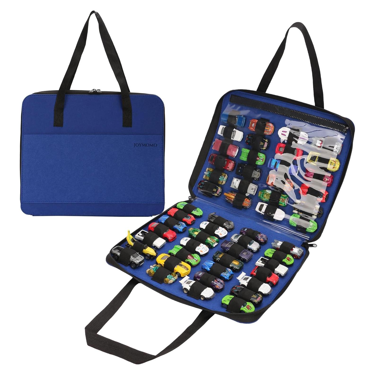 Organizador de Coches de Juguete JOYMOMO 52 Compartimentos Azul